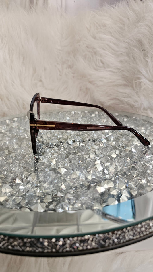 Vintage Oversized Cateye Glasses