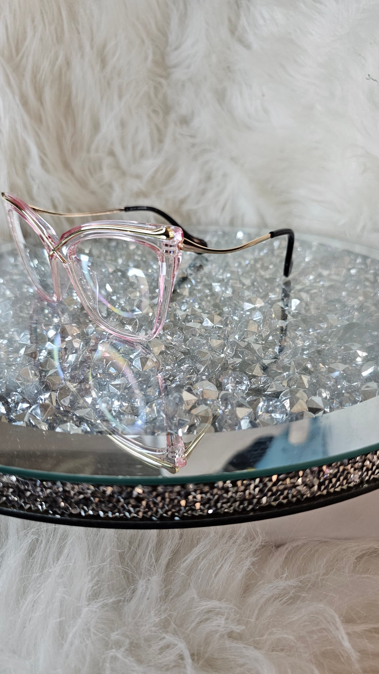 Vintage Oversized Cateye Glasses