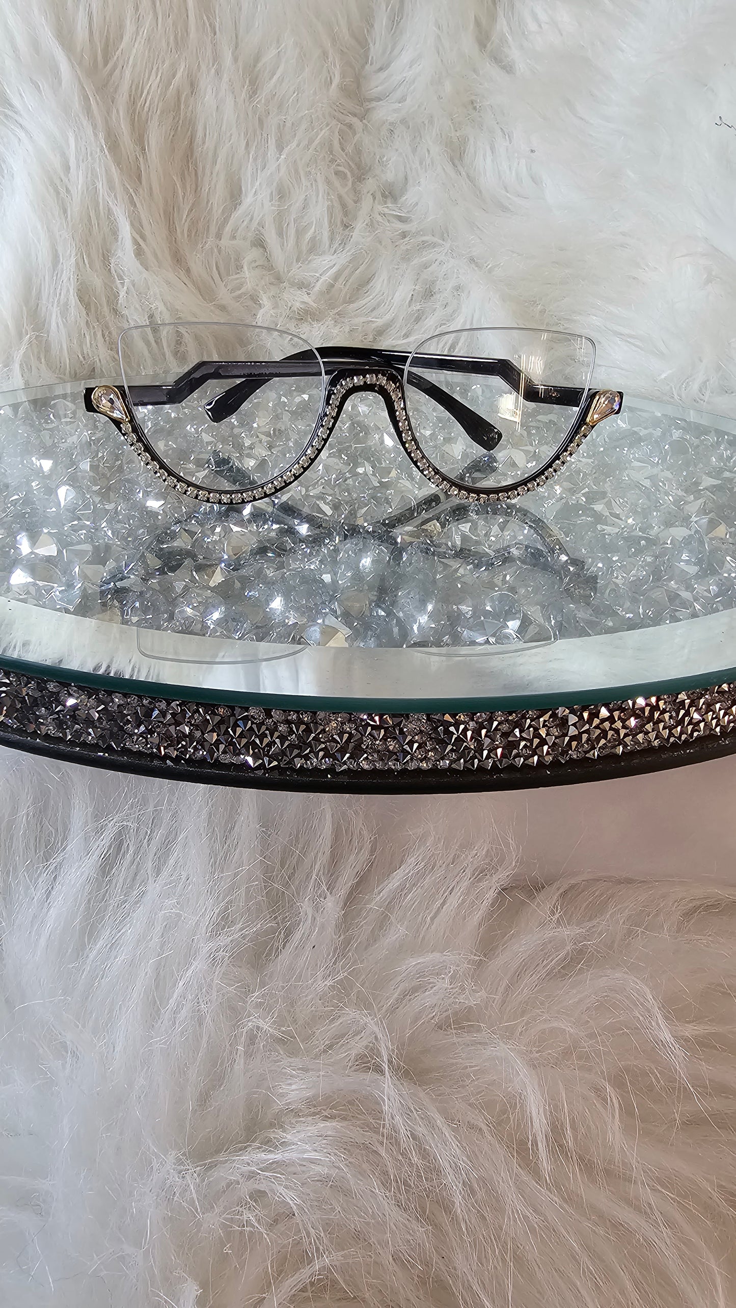 Half Frame Cateye Glasses