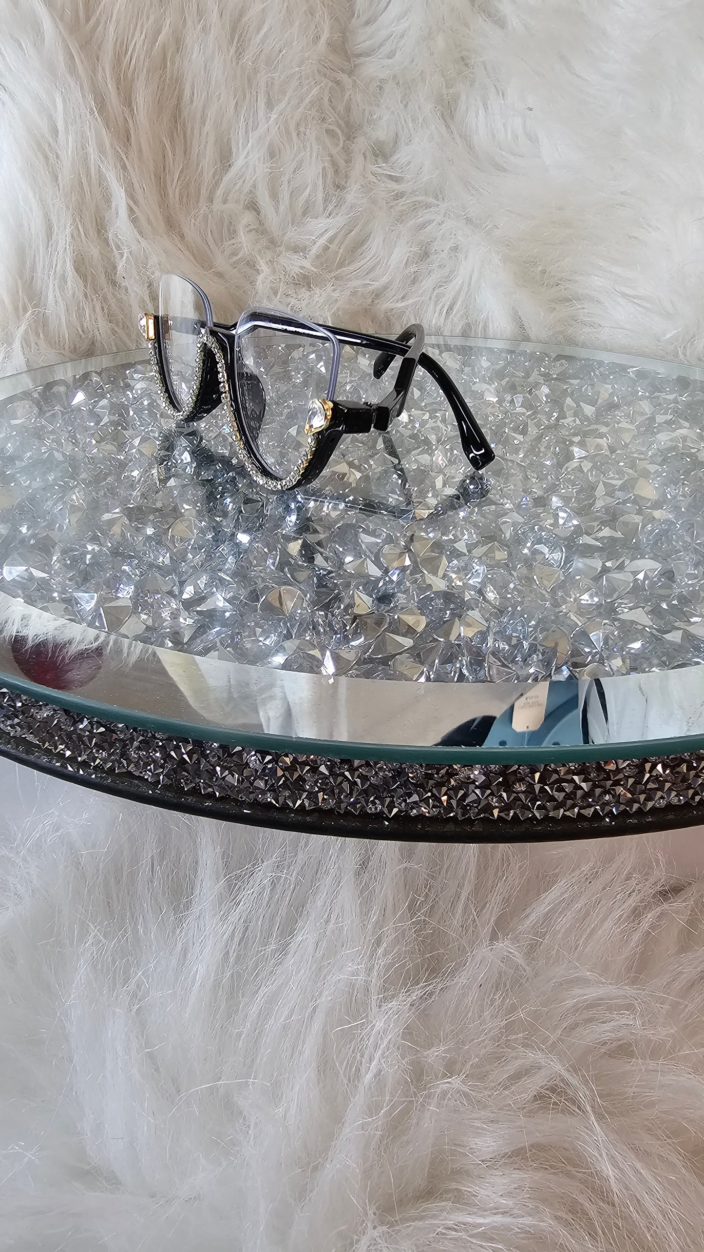 Half Frame Cateye Glasses