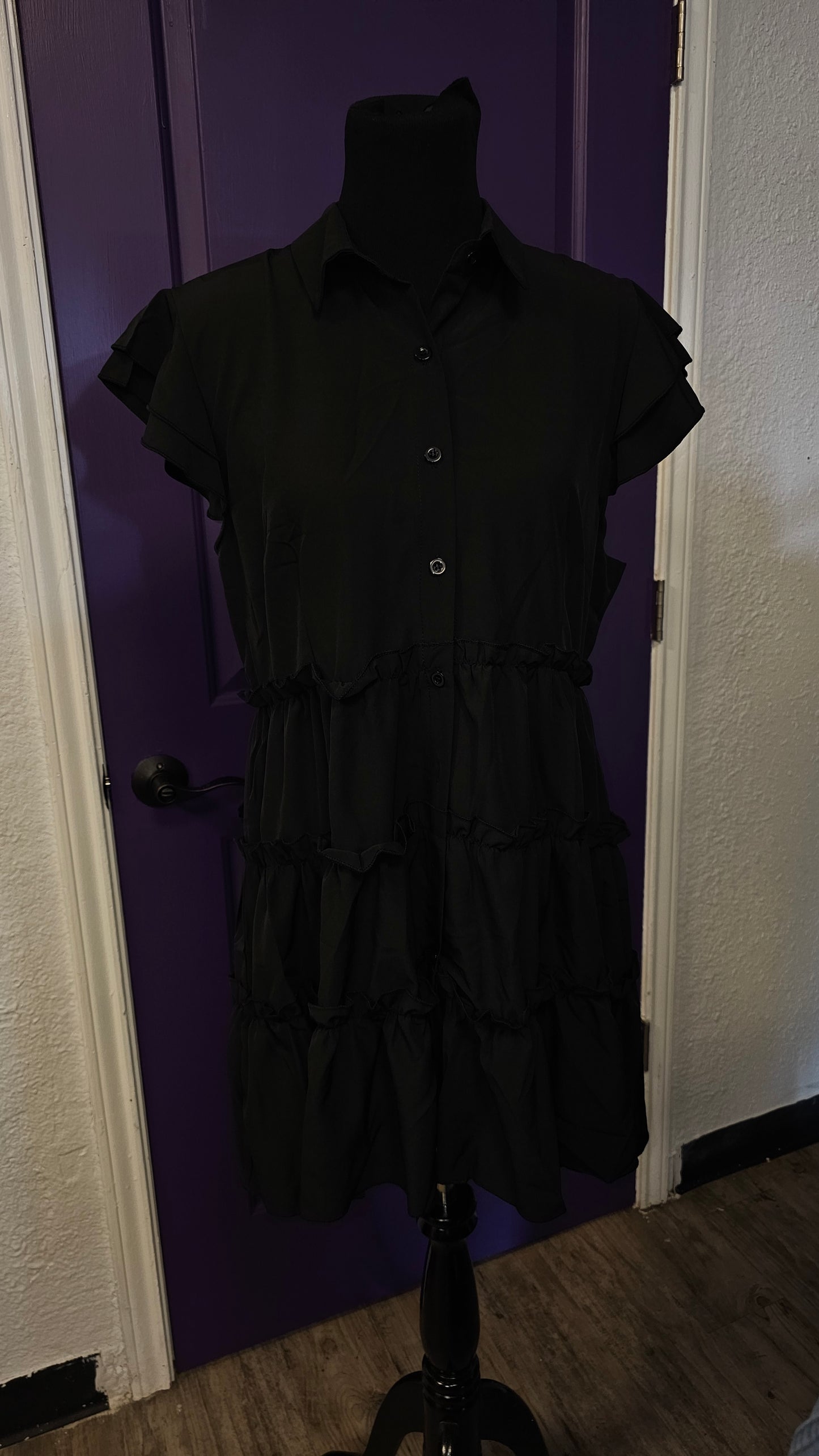 Girls Just Wanna Have Fun Ruffle Dress