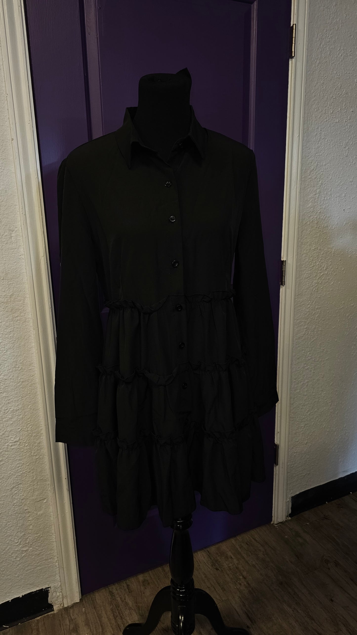 Girls Just Wanna Have Fun Ruffle Dress