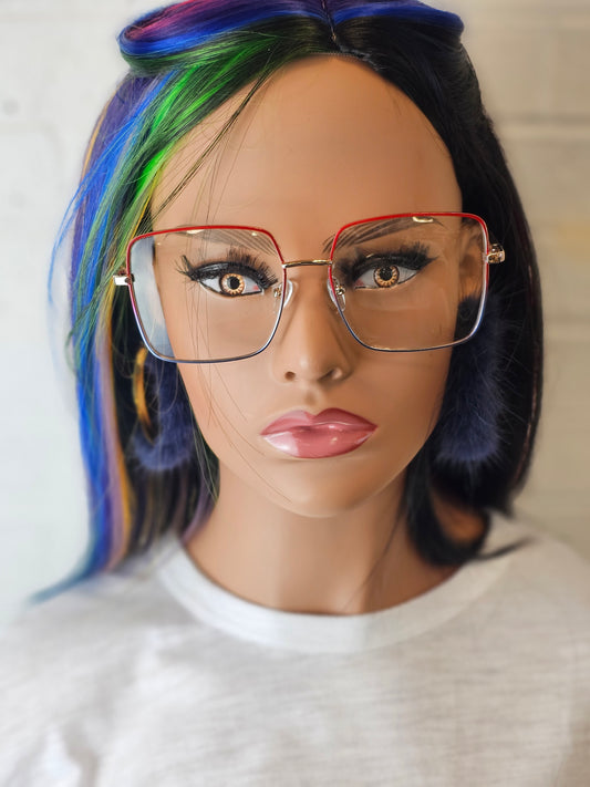 Retro fashion photochromic glasses