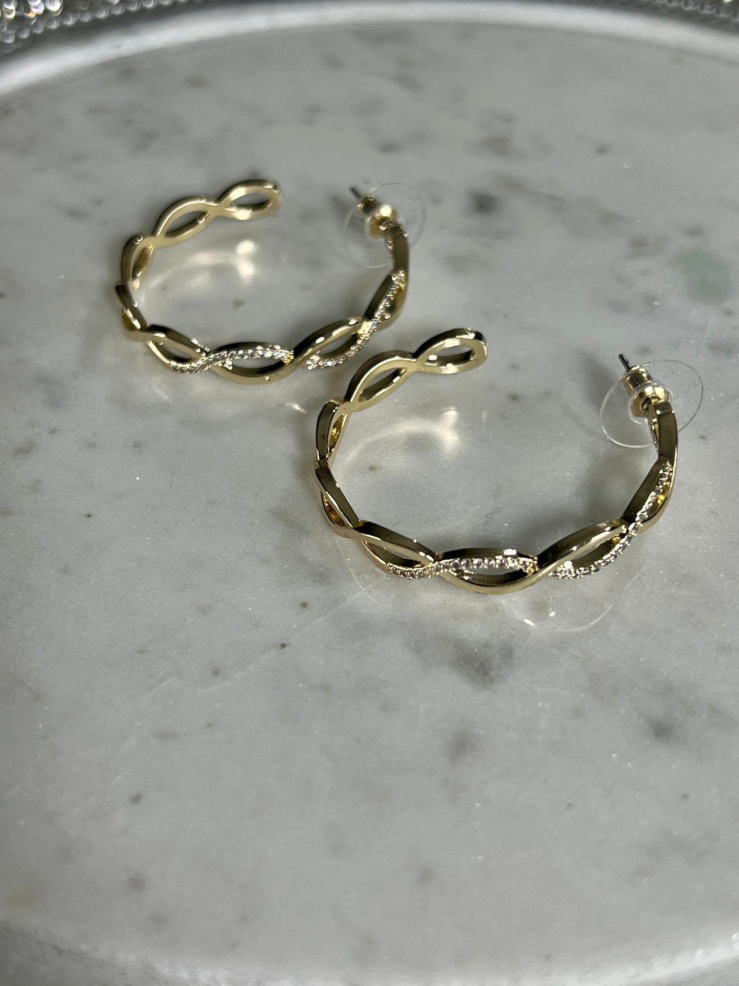 Infinity Hoop Earrings