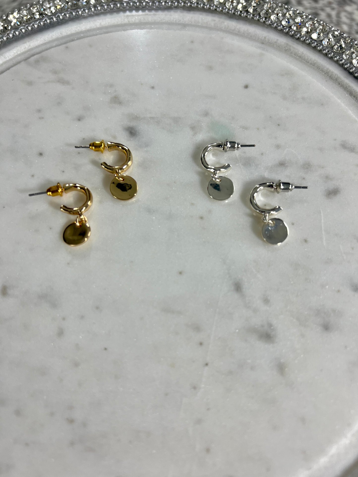 Athena Small Hoop Earrings