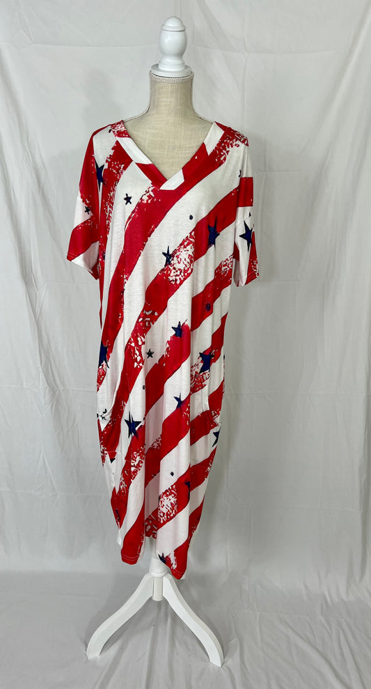 Lake Days American Flag Dress