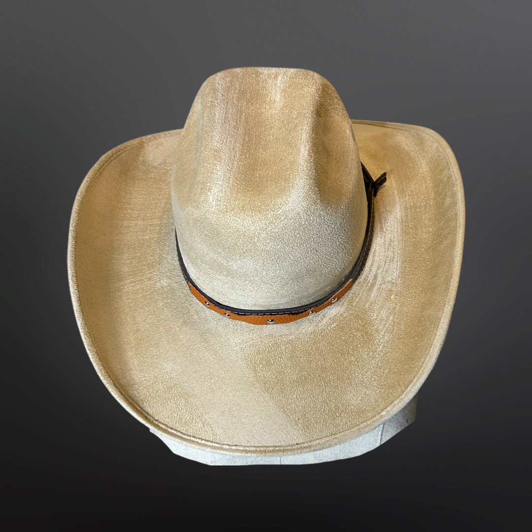 Chihuahua Cowboy Vegan Suede Hat 