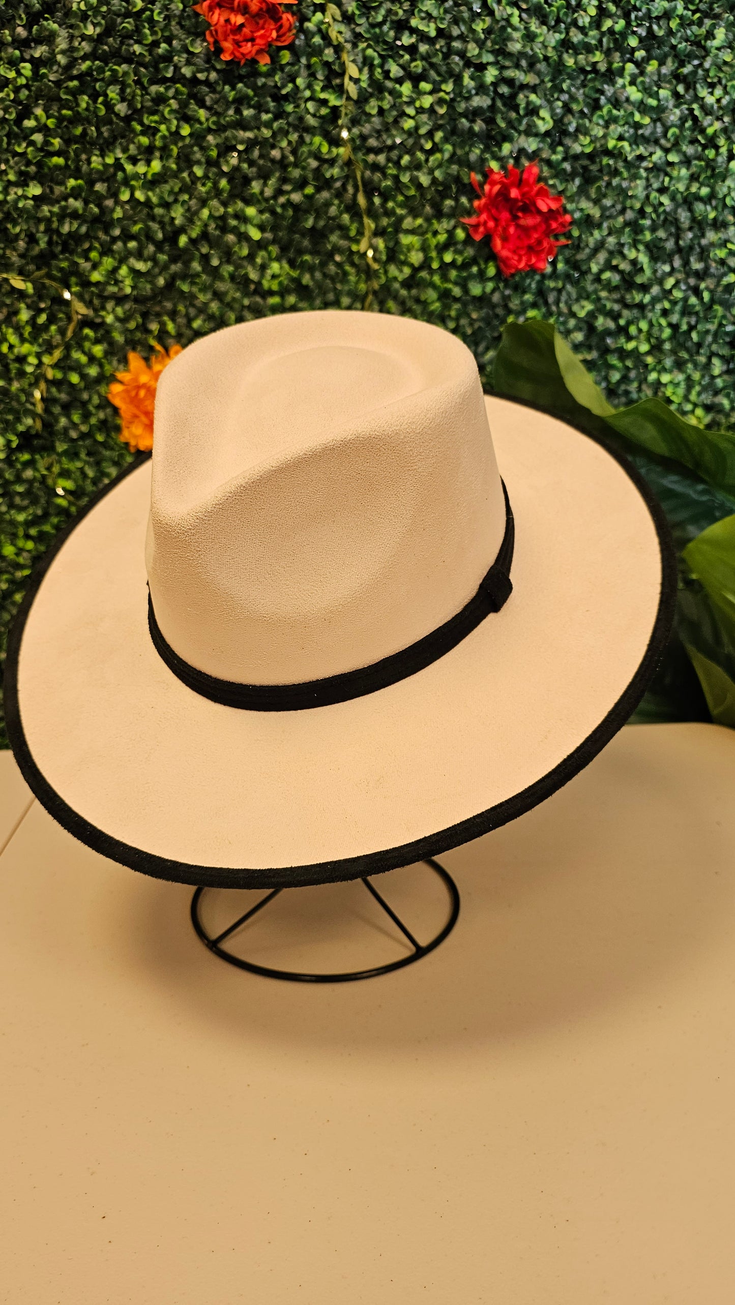 Men's Fedora Vegan Suede Hat