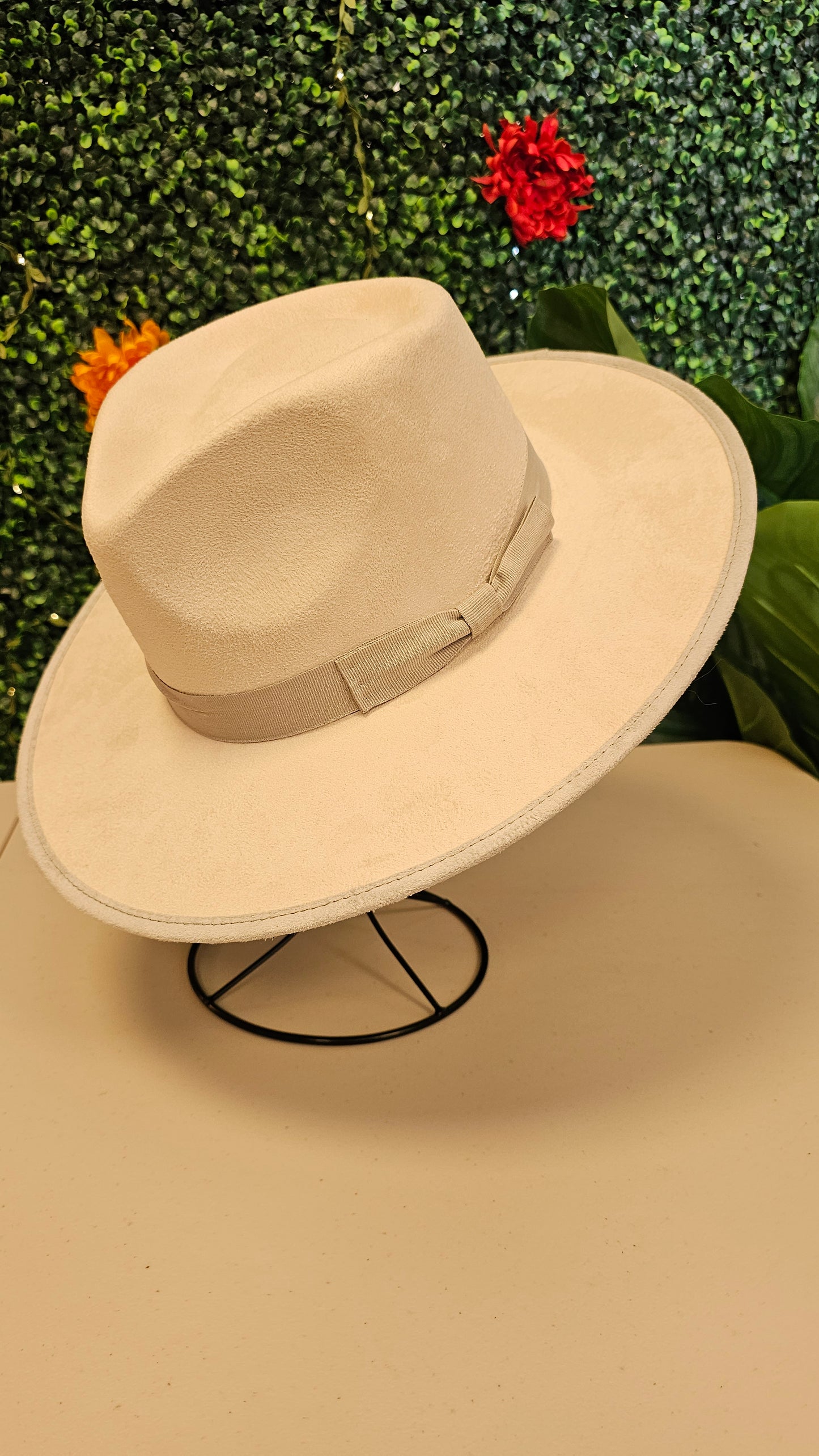 Men's Fedora Vegan Suede Hat