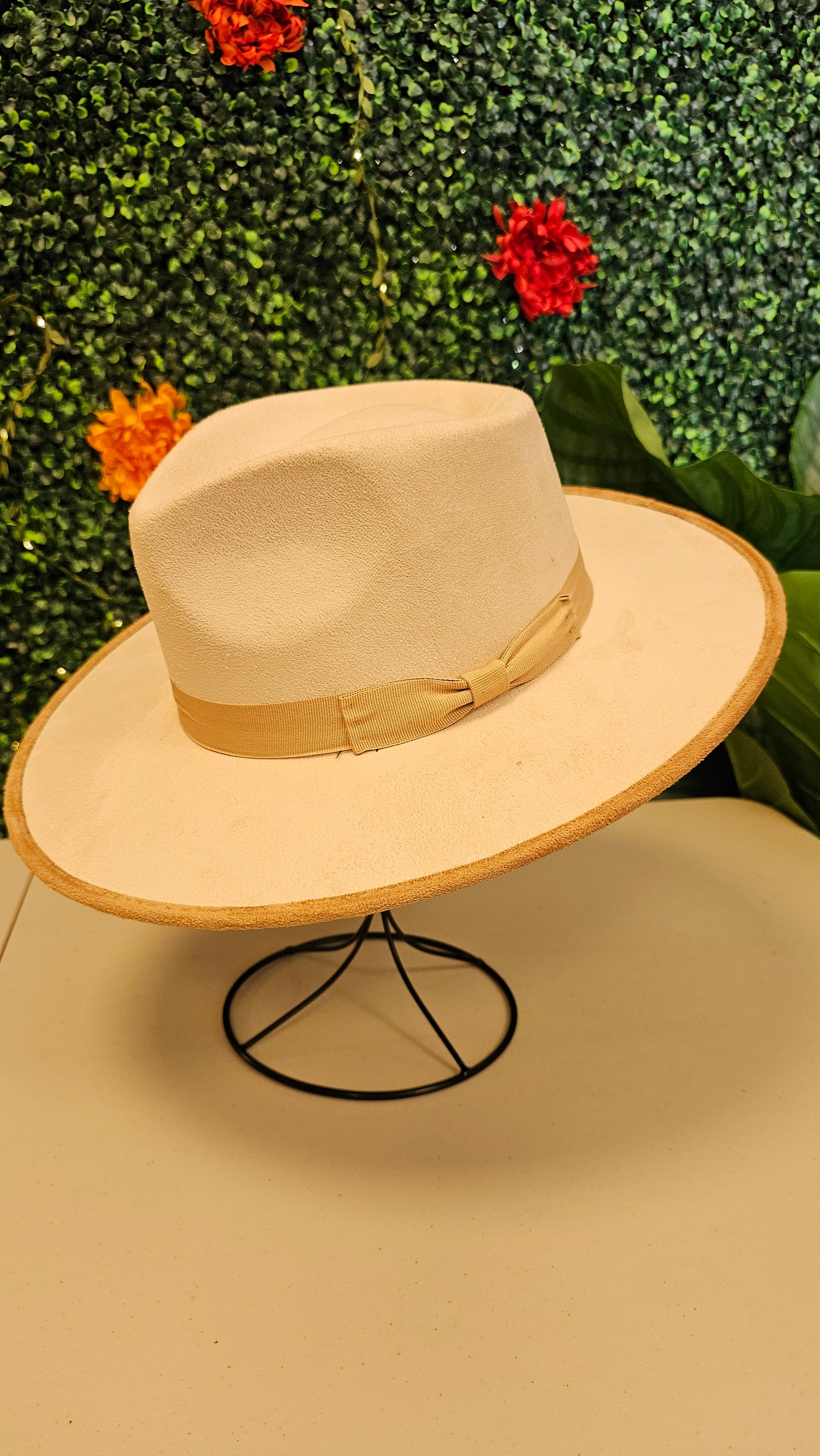 Men's Fedora Vegan Suede Hat