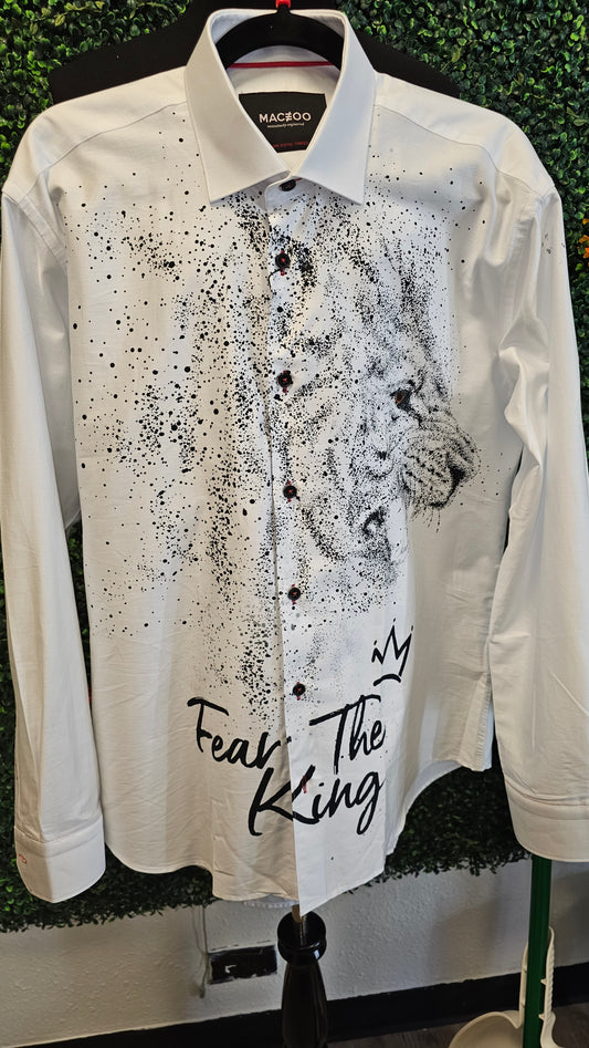 Men's Fibonacci Fear Button Down Shirt