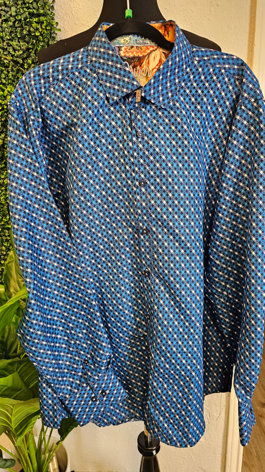 Men's Blue Squad Dress Shirt