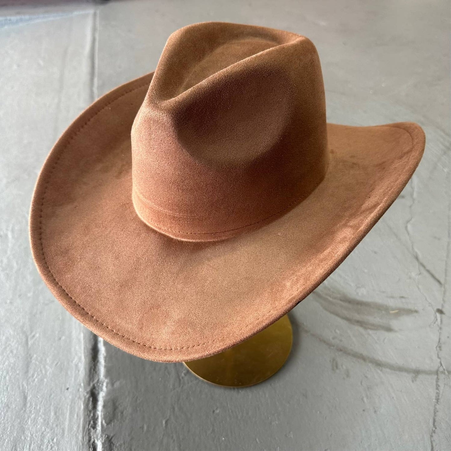 Best seller !!  Fashion Vegan suede  cowboy hat  (Copy)