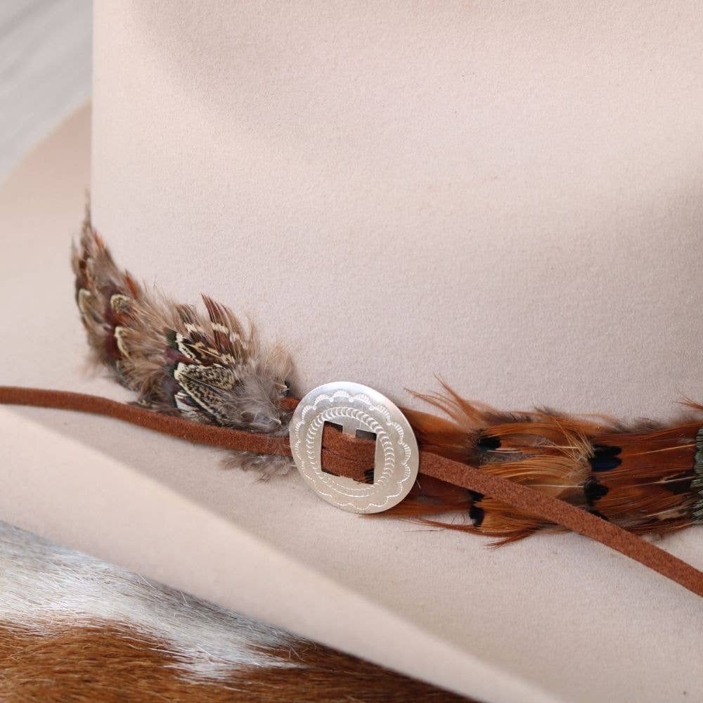 3/4" Sterling Silver Slotted Concho