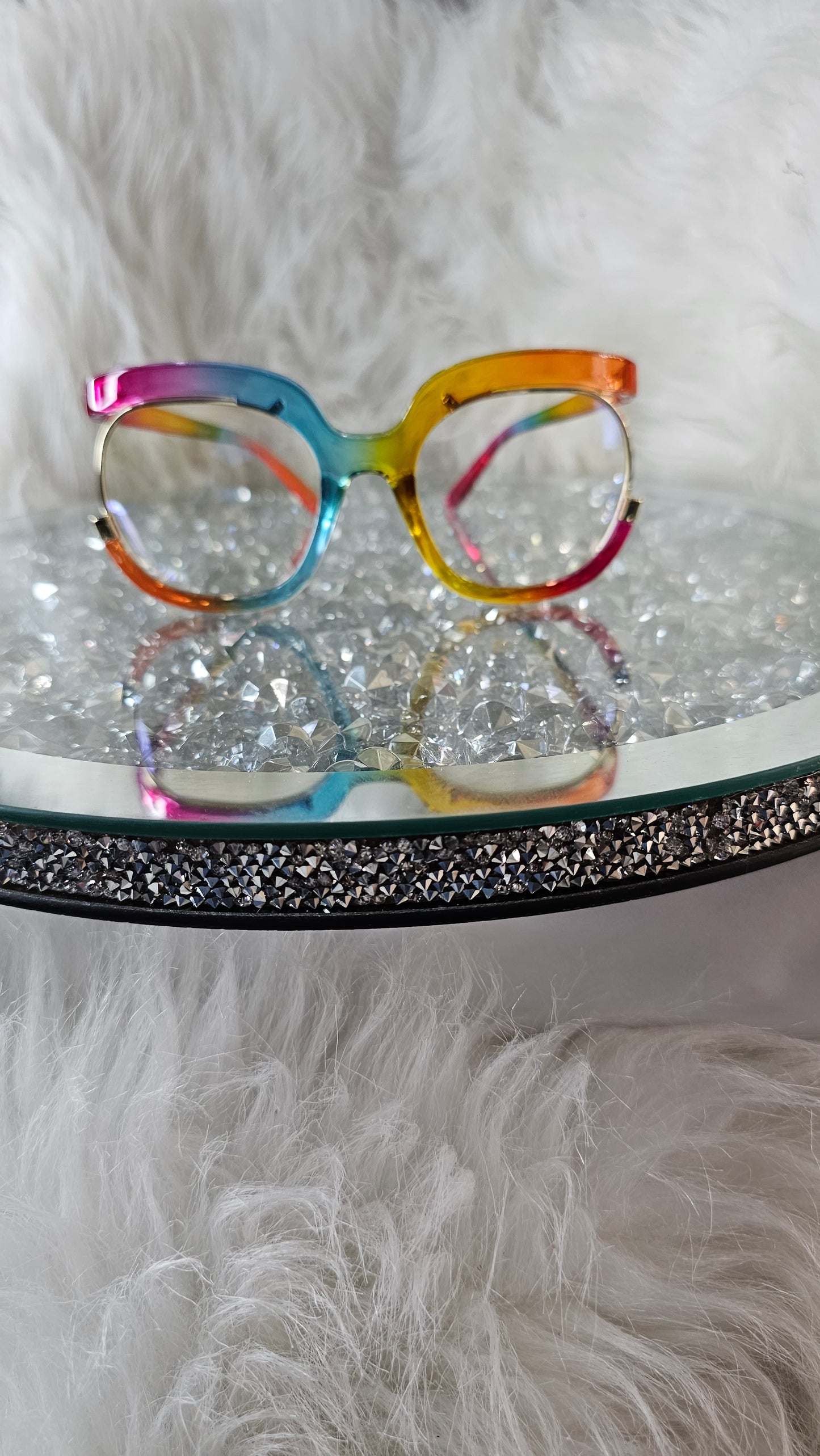 Owl Circle Frame Glasses