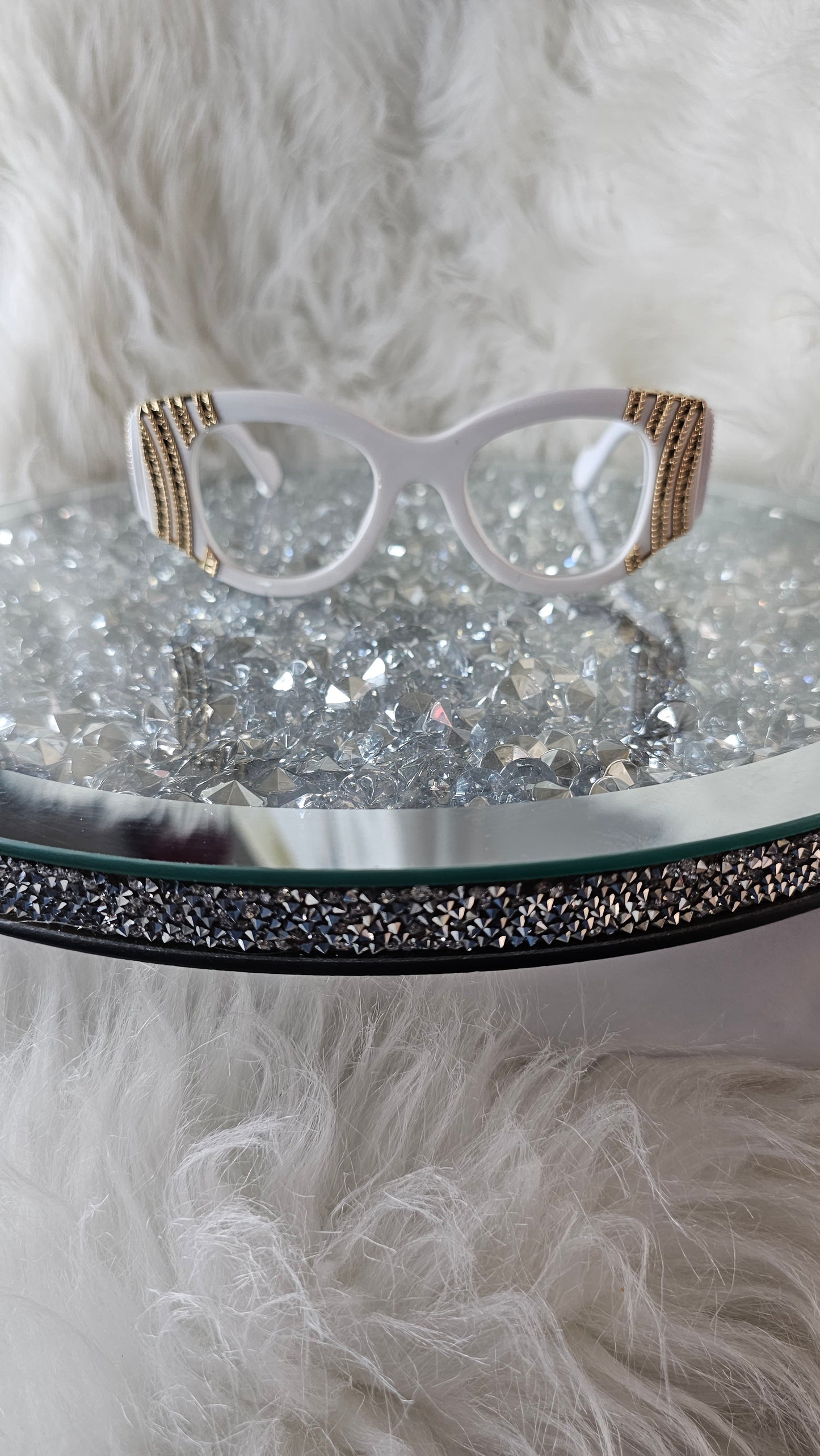 Gold Tip Glasses for Women