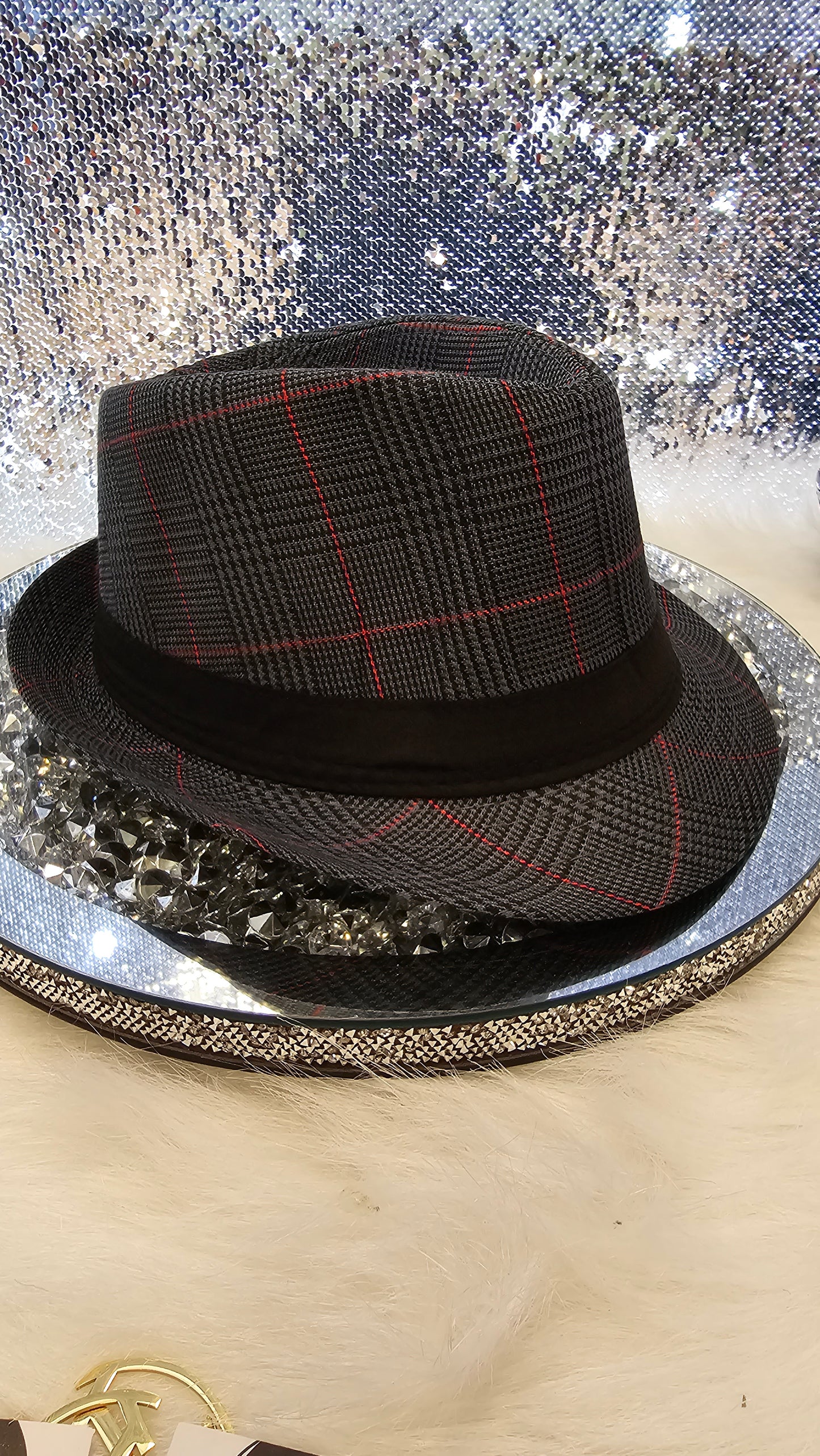 It's Plaid Baby Fedora Hat