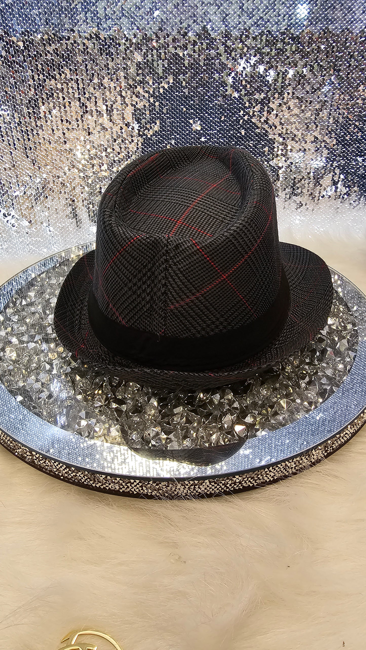 It's Plaid Baby Fedora Hat