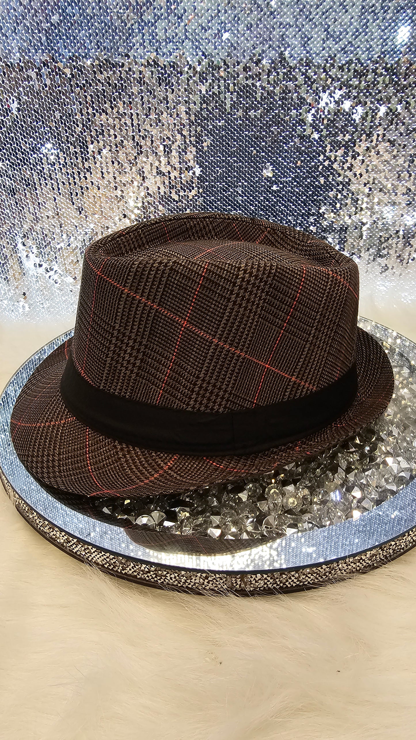 It's Plaid Baby Fedora Hat