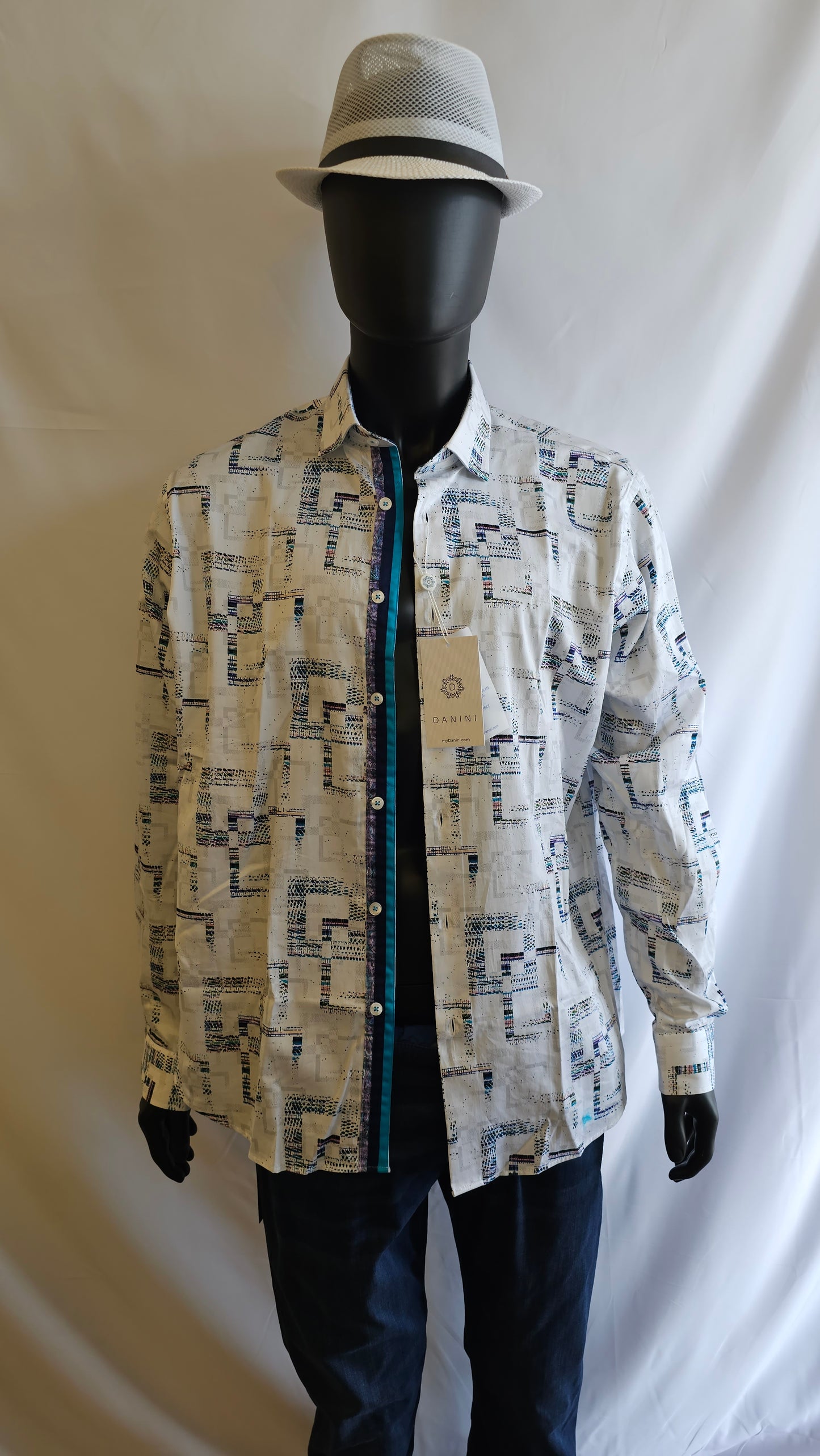 Men's Danini Blurred Lines Dress Shirt