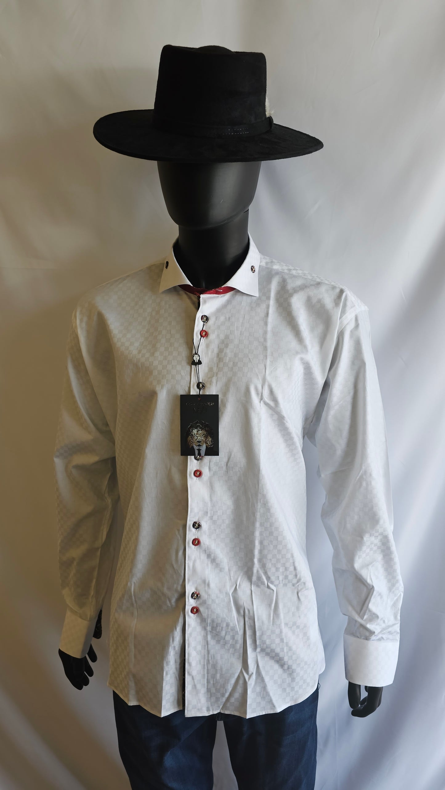 Men's Mini Panam Square Dress Shirt