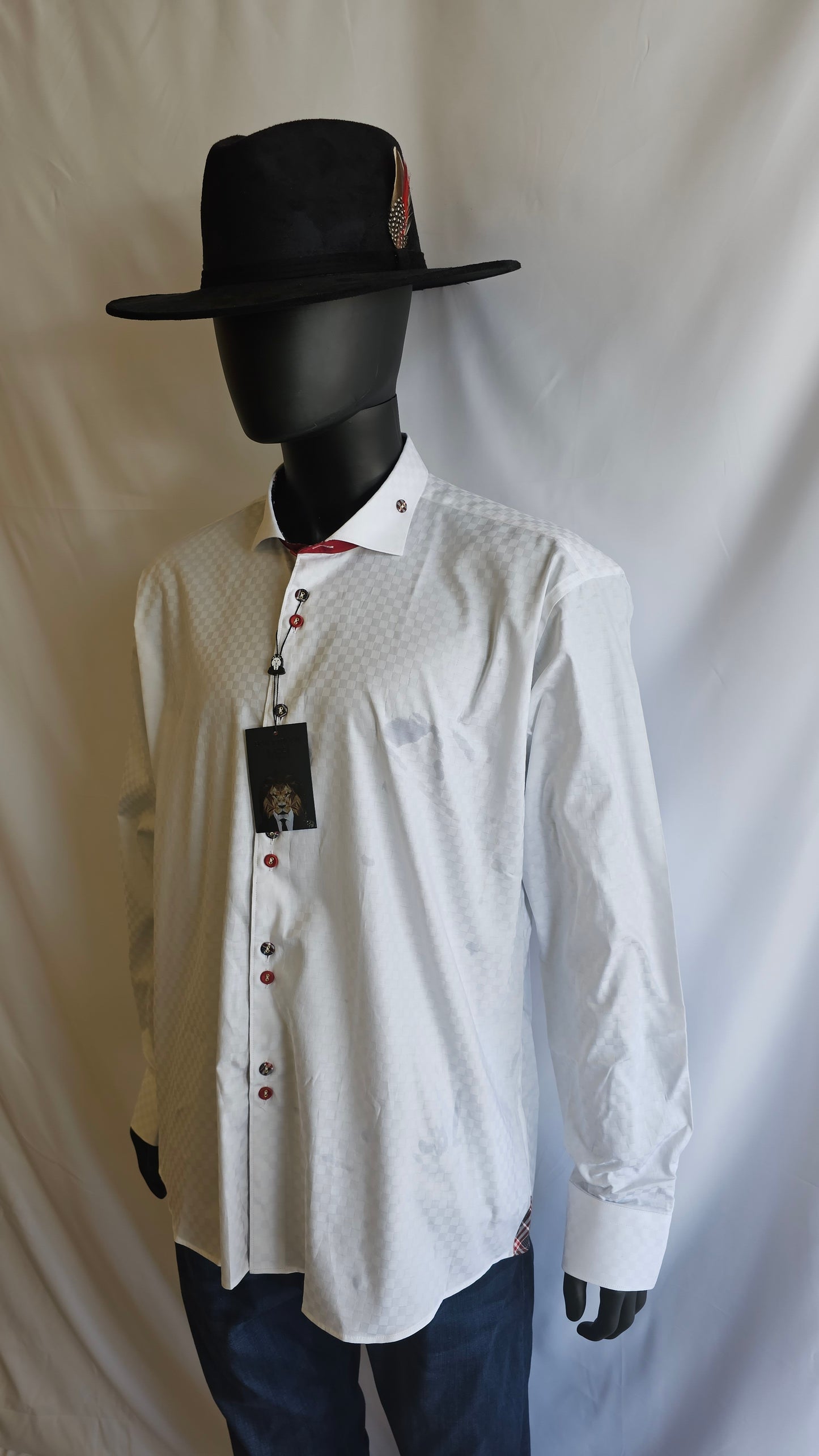 Men's Mini Panam Square Dress Shirt