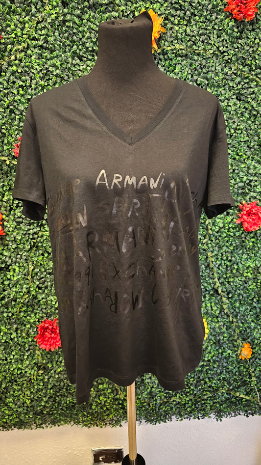 Armani Exchange V Neck T-Shirt