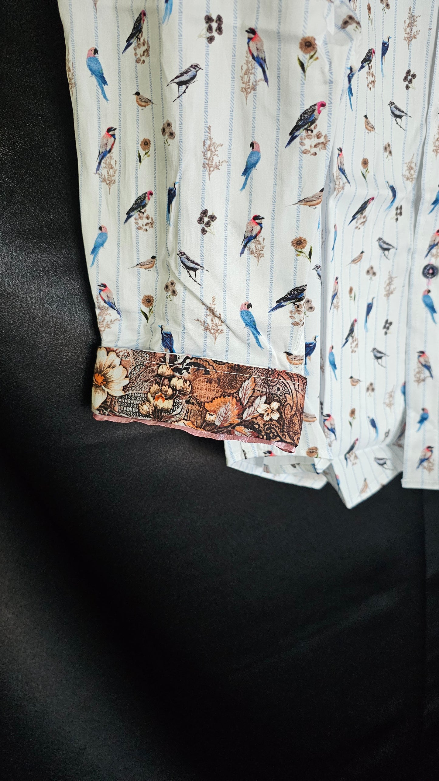 Tropical Birds Men's Dress Shirt