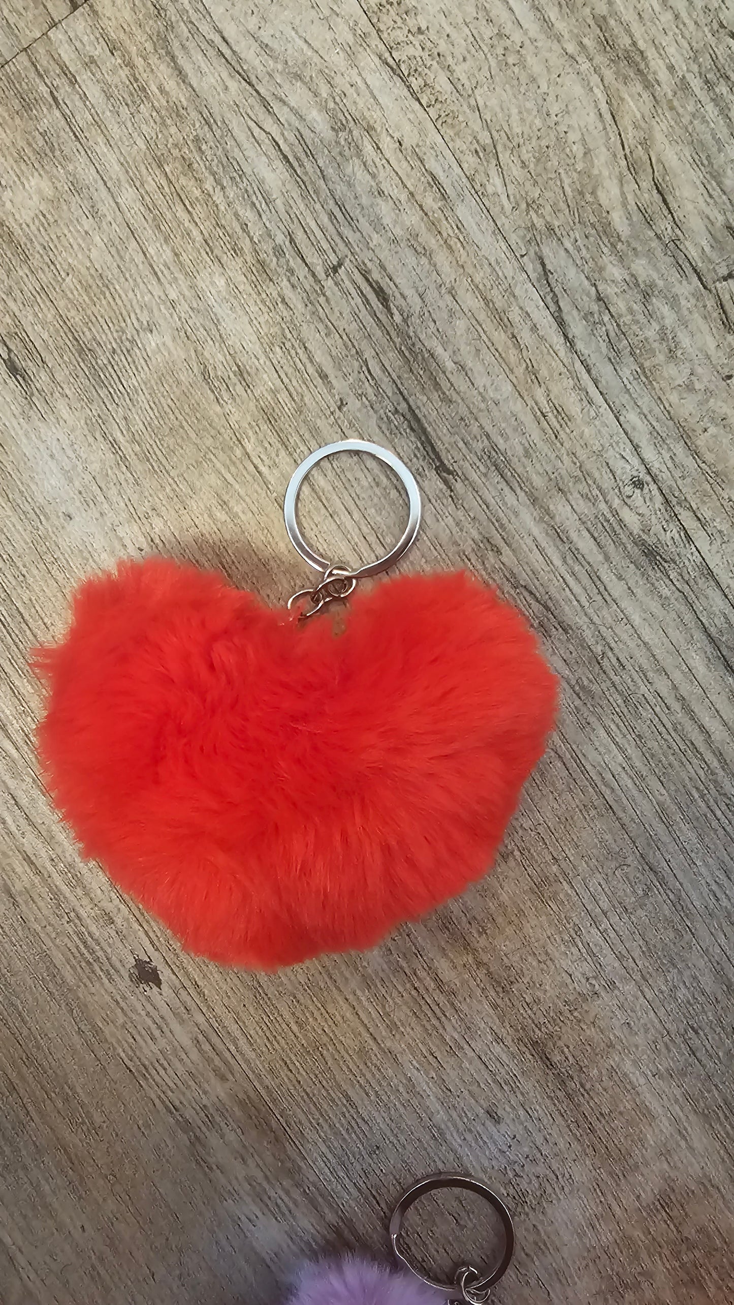 Faux Fur Keychain