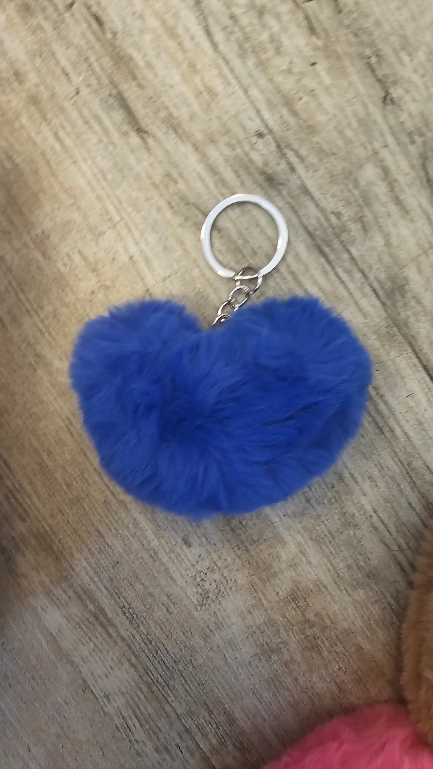 Faux Fur Keychain