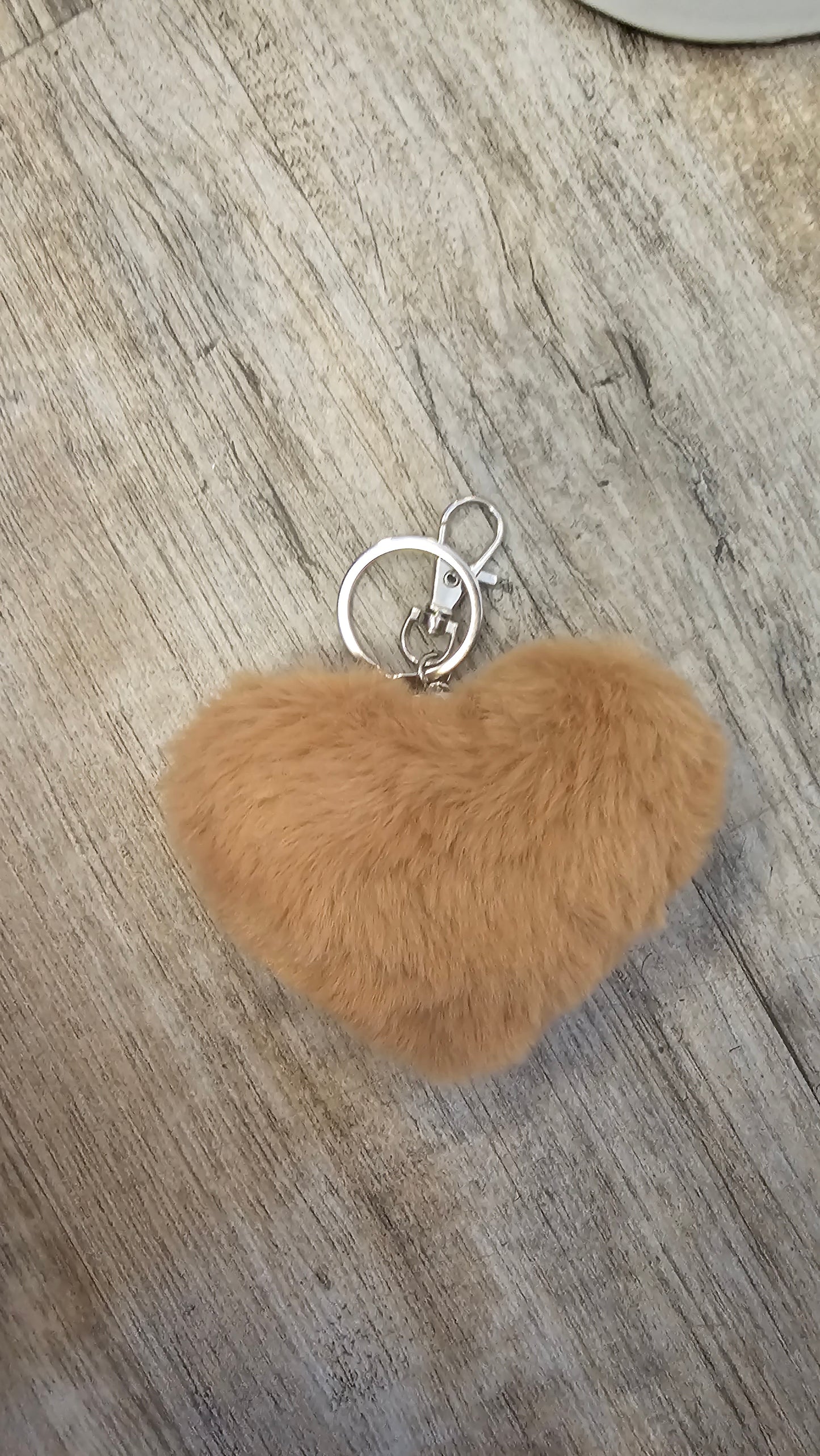 Faux Fur Keychain
