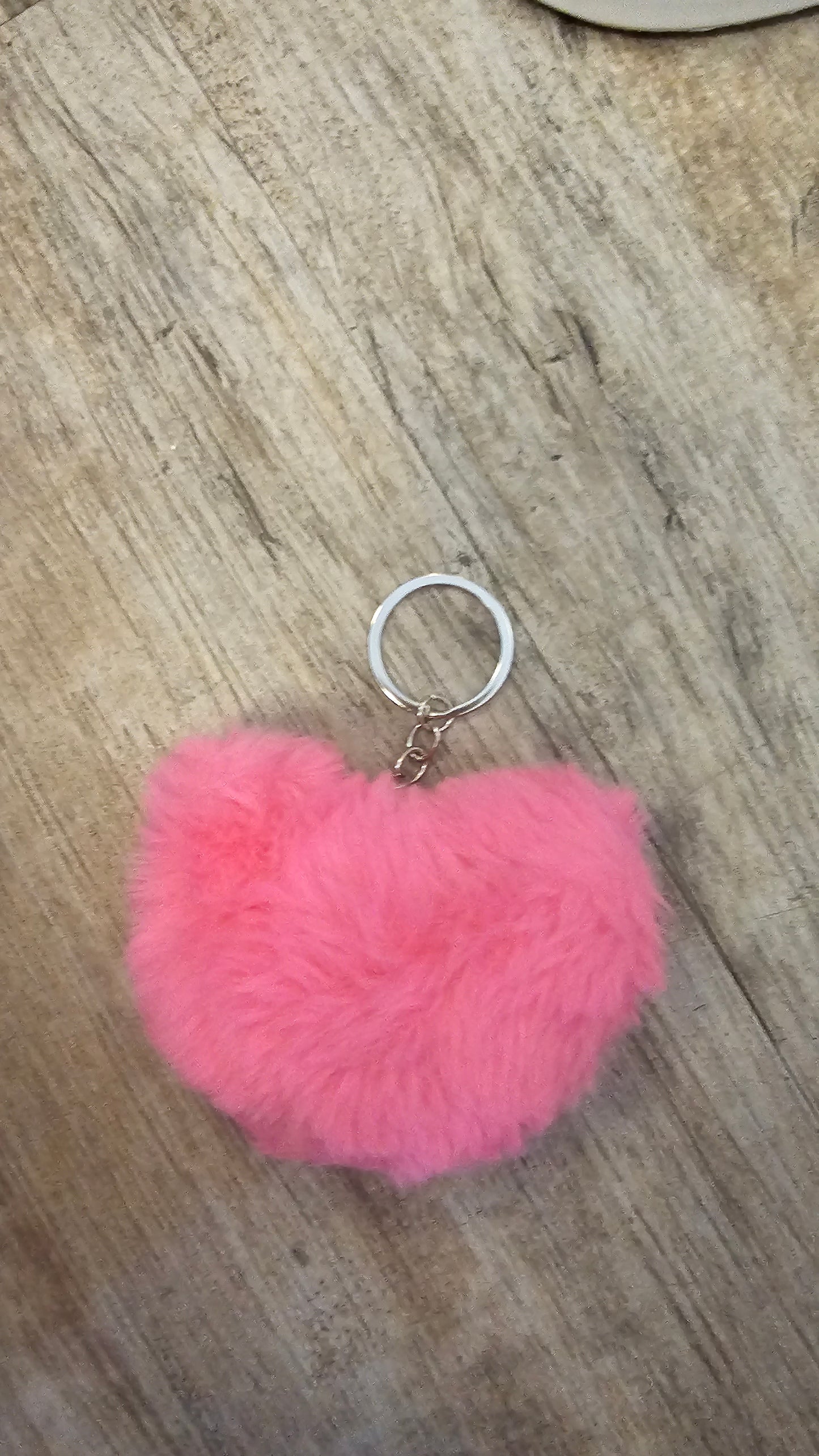 Faux Fur Keychain