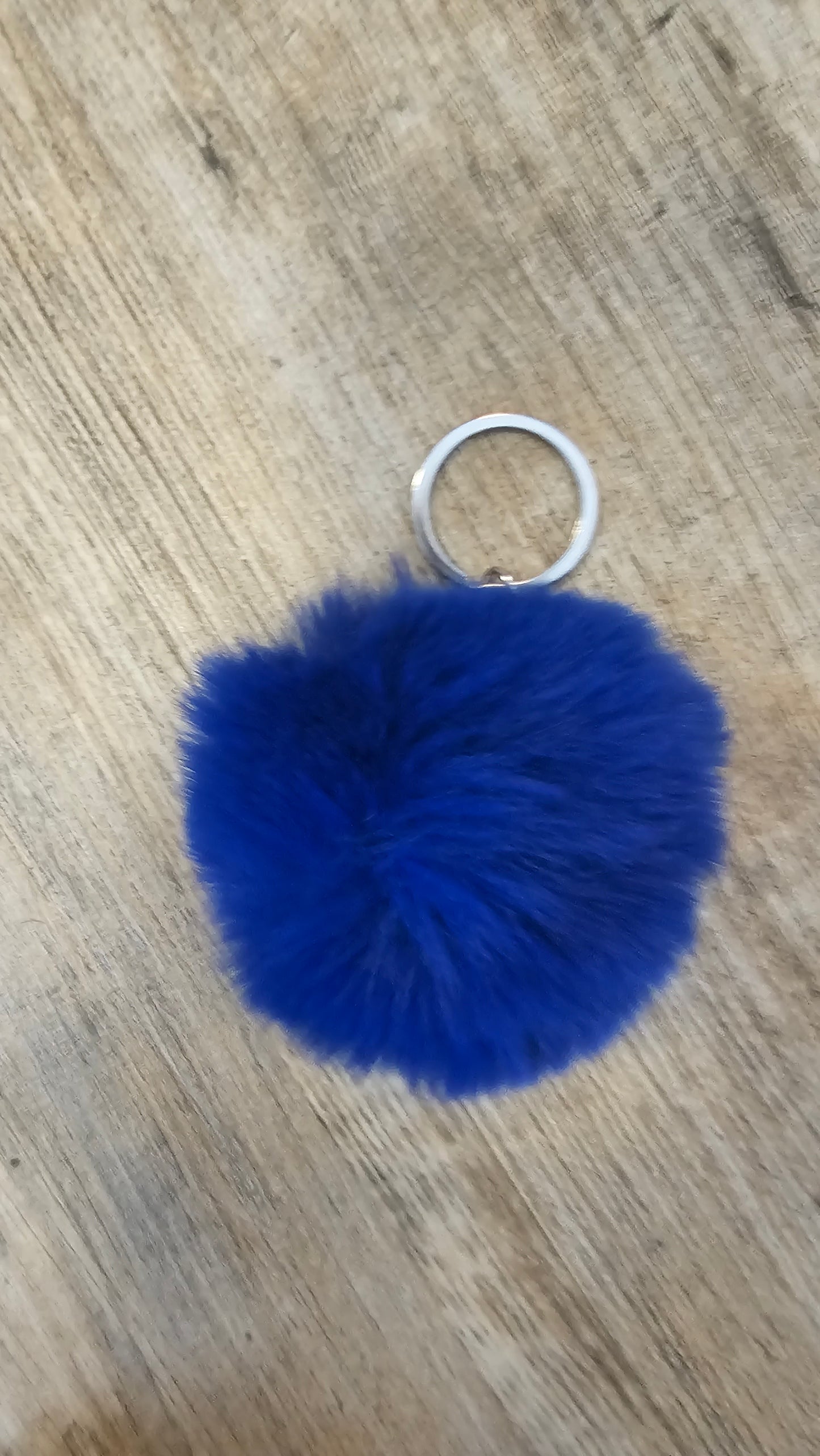 Faux Fur Keychain
