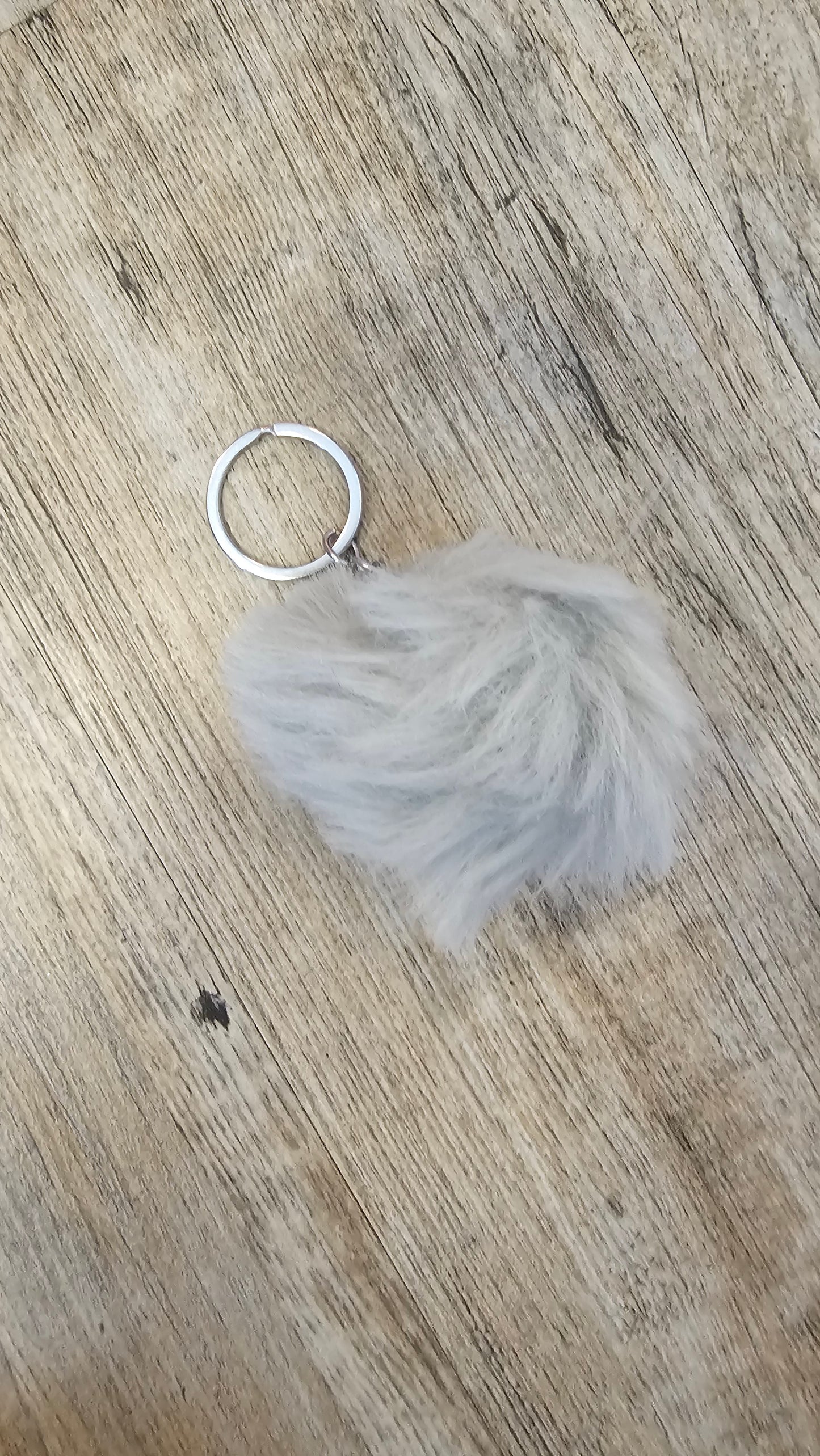 Faux Fur Keychain
