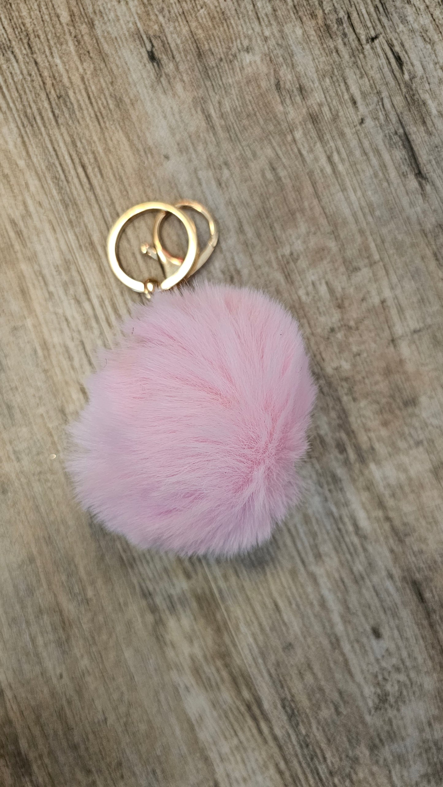 Faux Fur Keychain