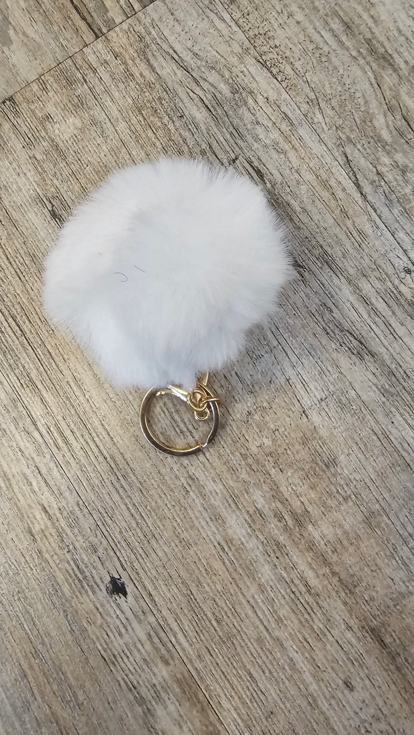 Faux Fur Keychain