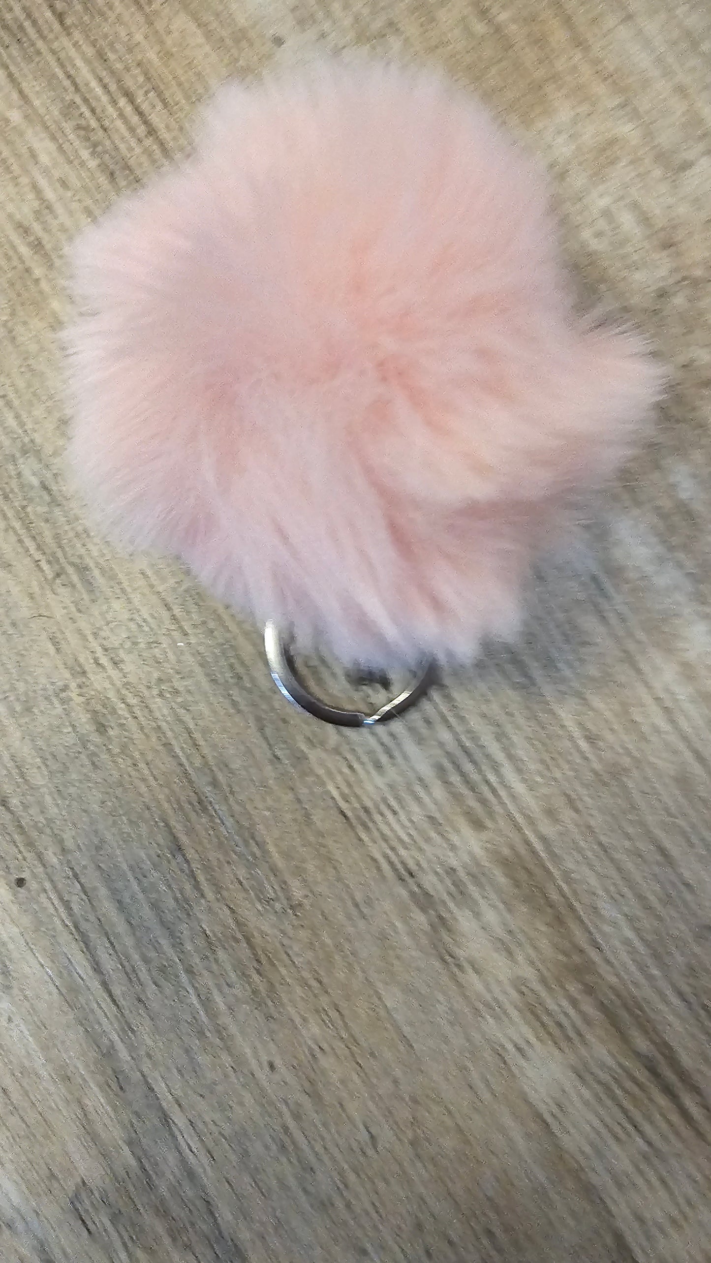 Faux Fur Keychain