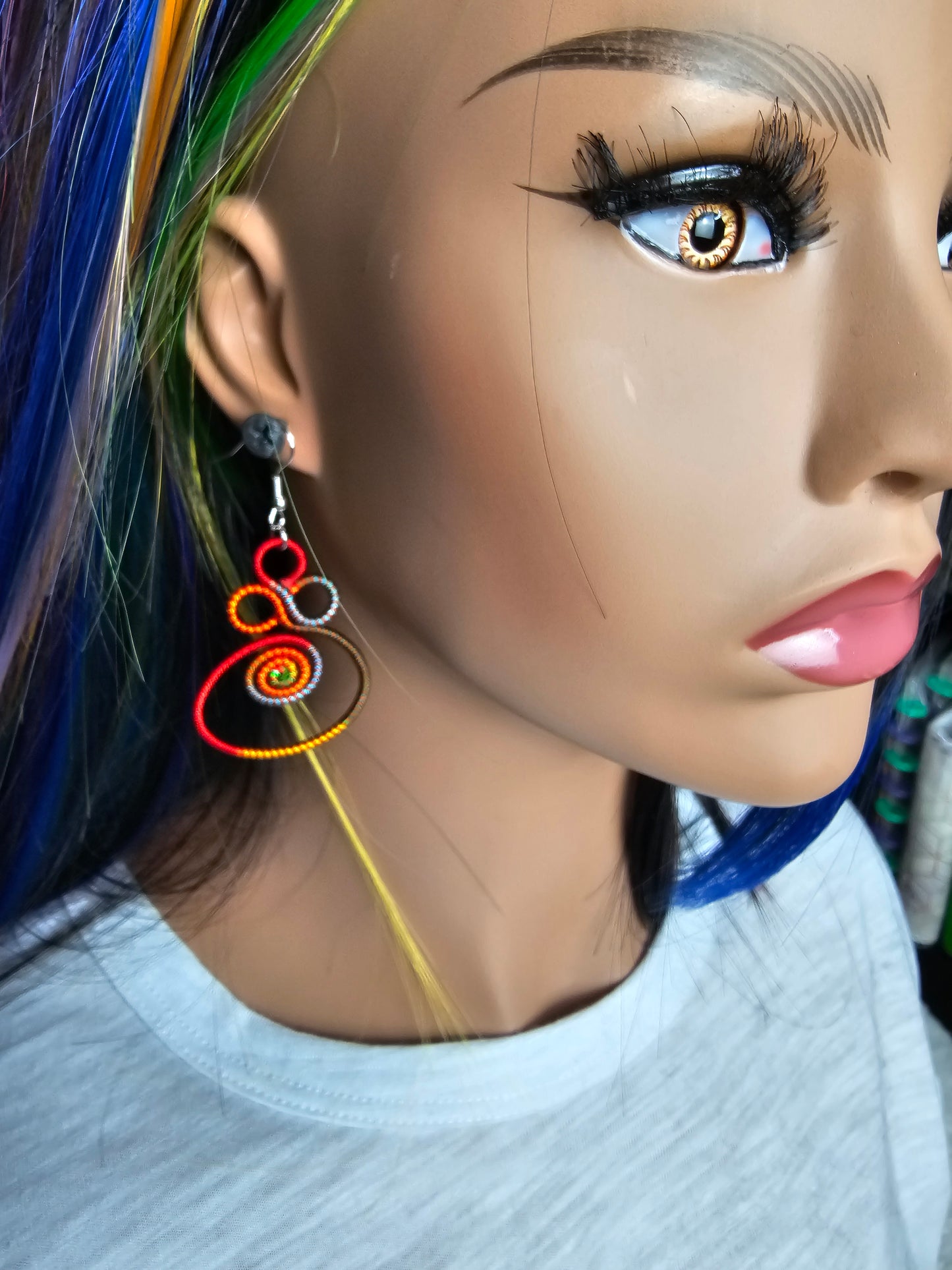 Retro Spiral Earrings