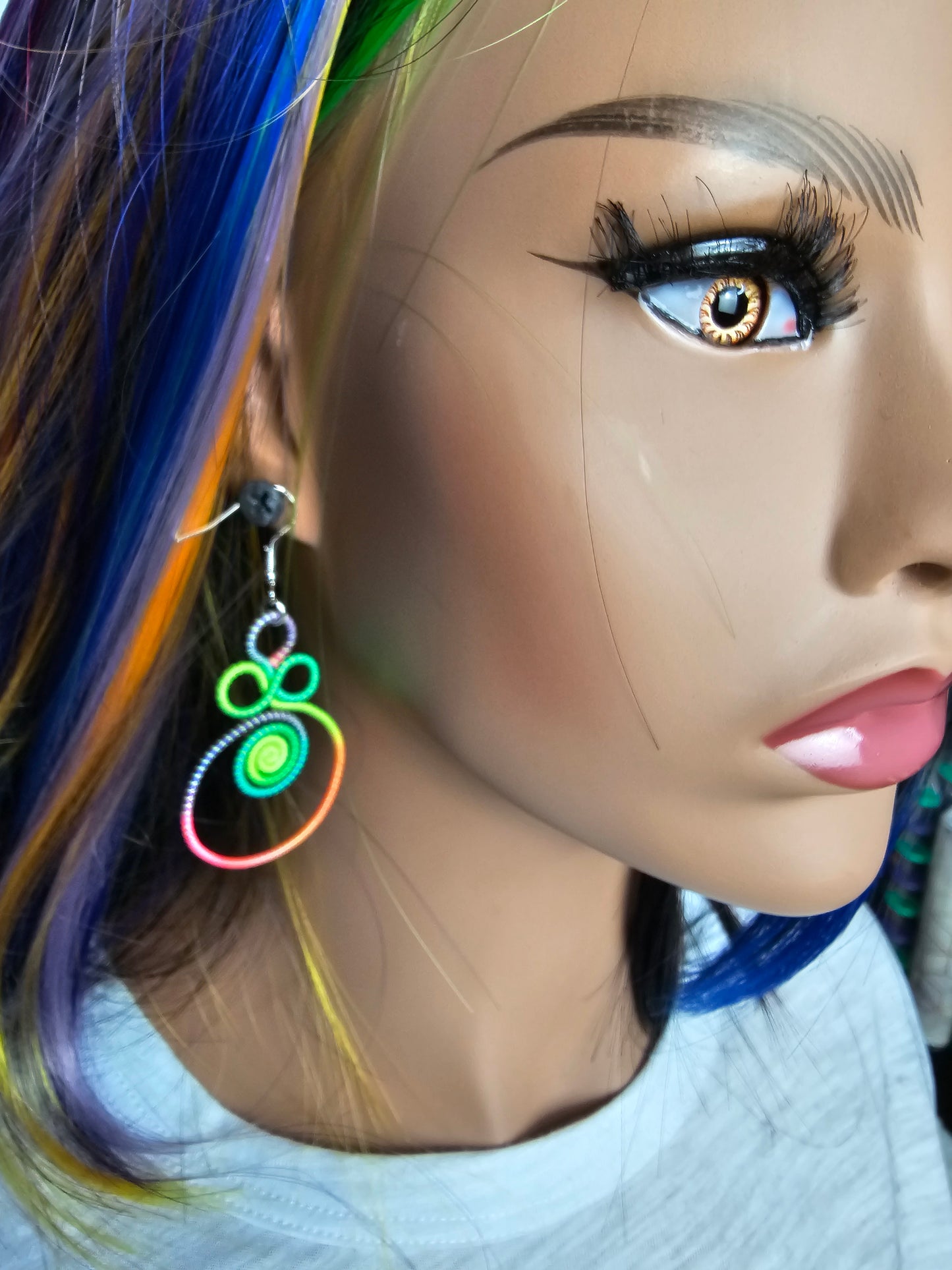 Retro Spiral Earrings