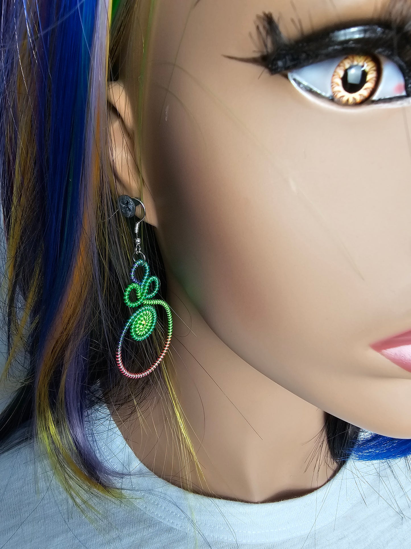 Retro Spiral Earrings