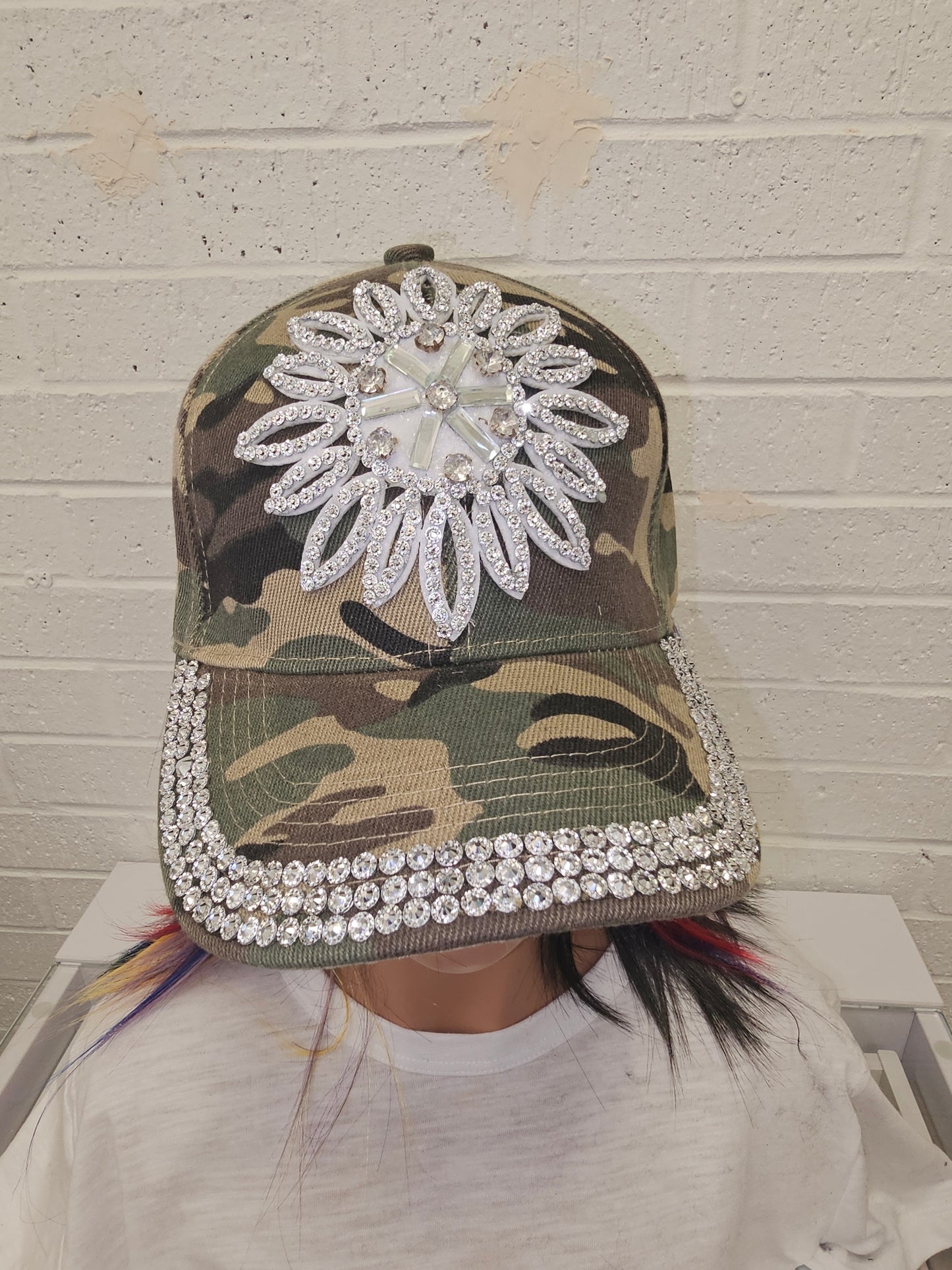 Starburst Denim Bling Hat