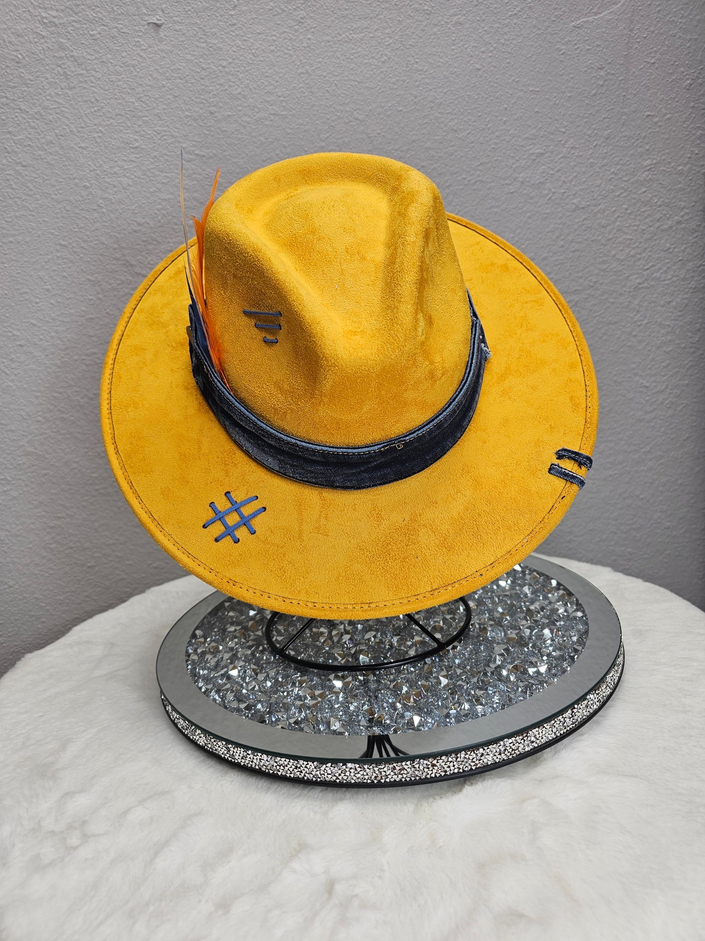 Custom Vegan Suede Fedora Hats