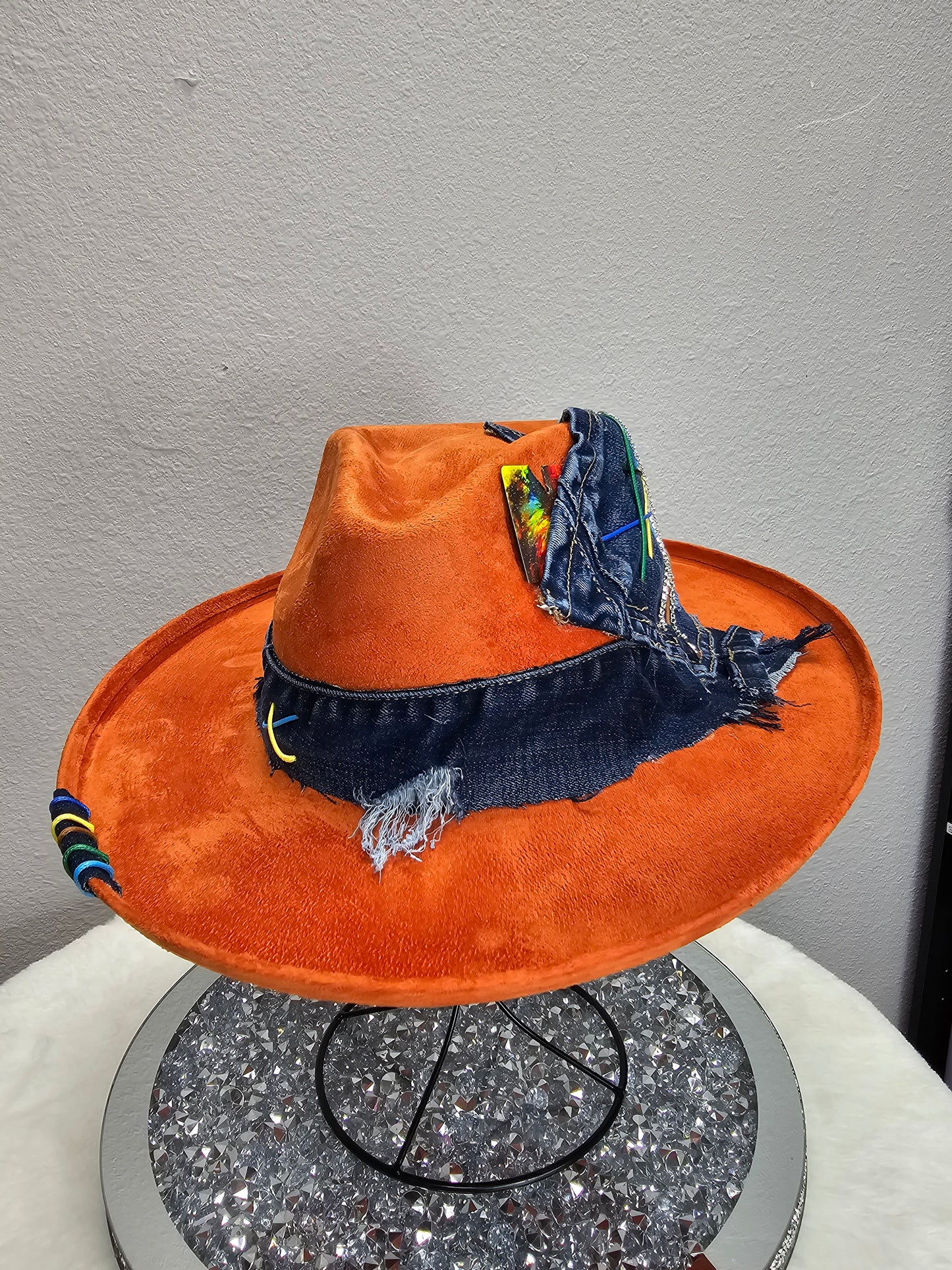 Custom Vegan Suede Fedora Hats