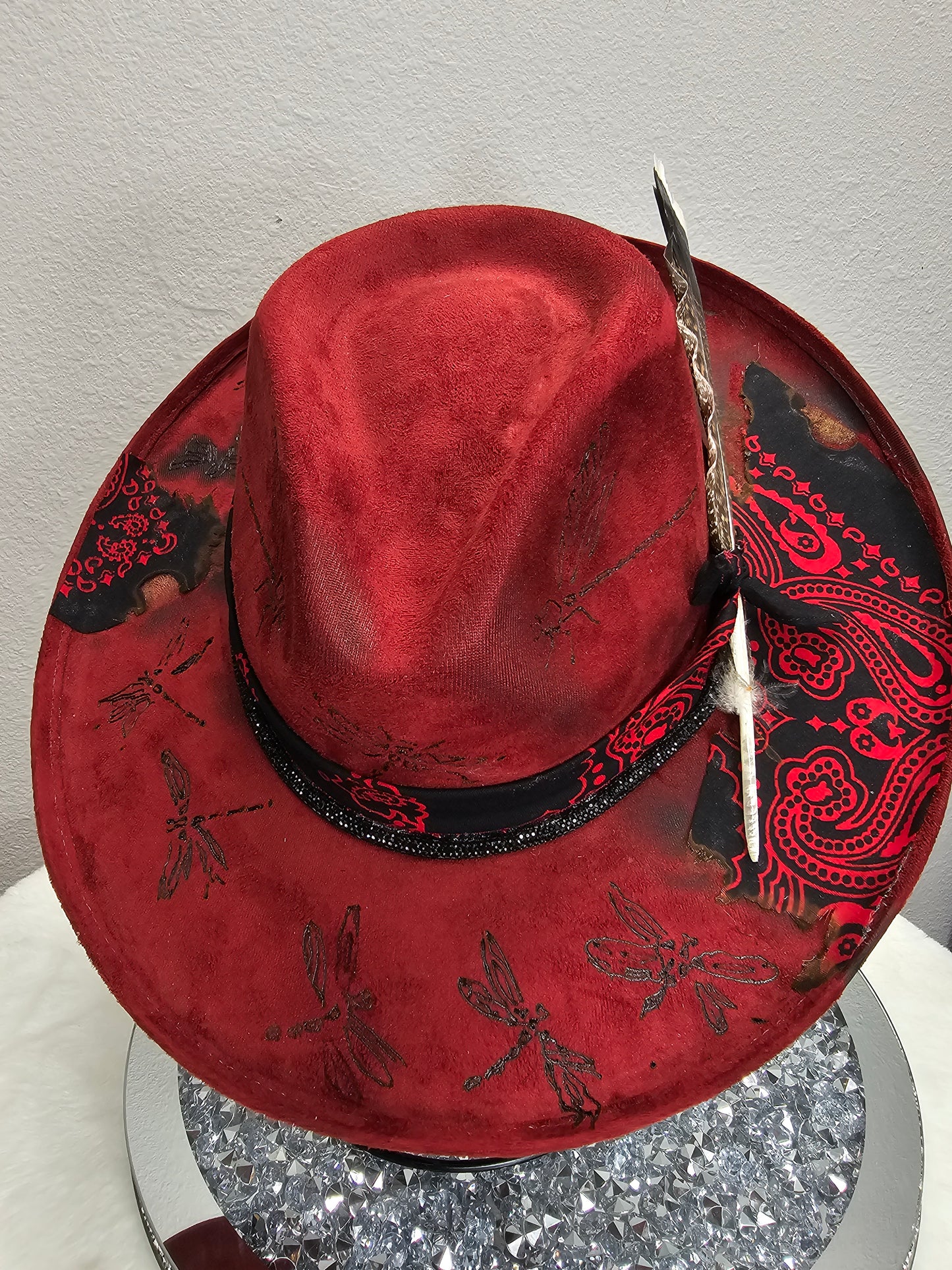 Custom Vegan Suede Fedora Hats