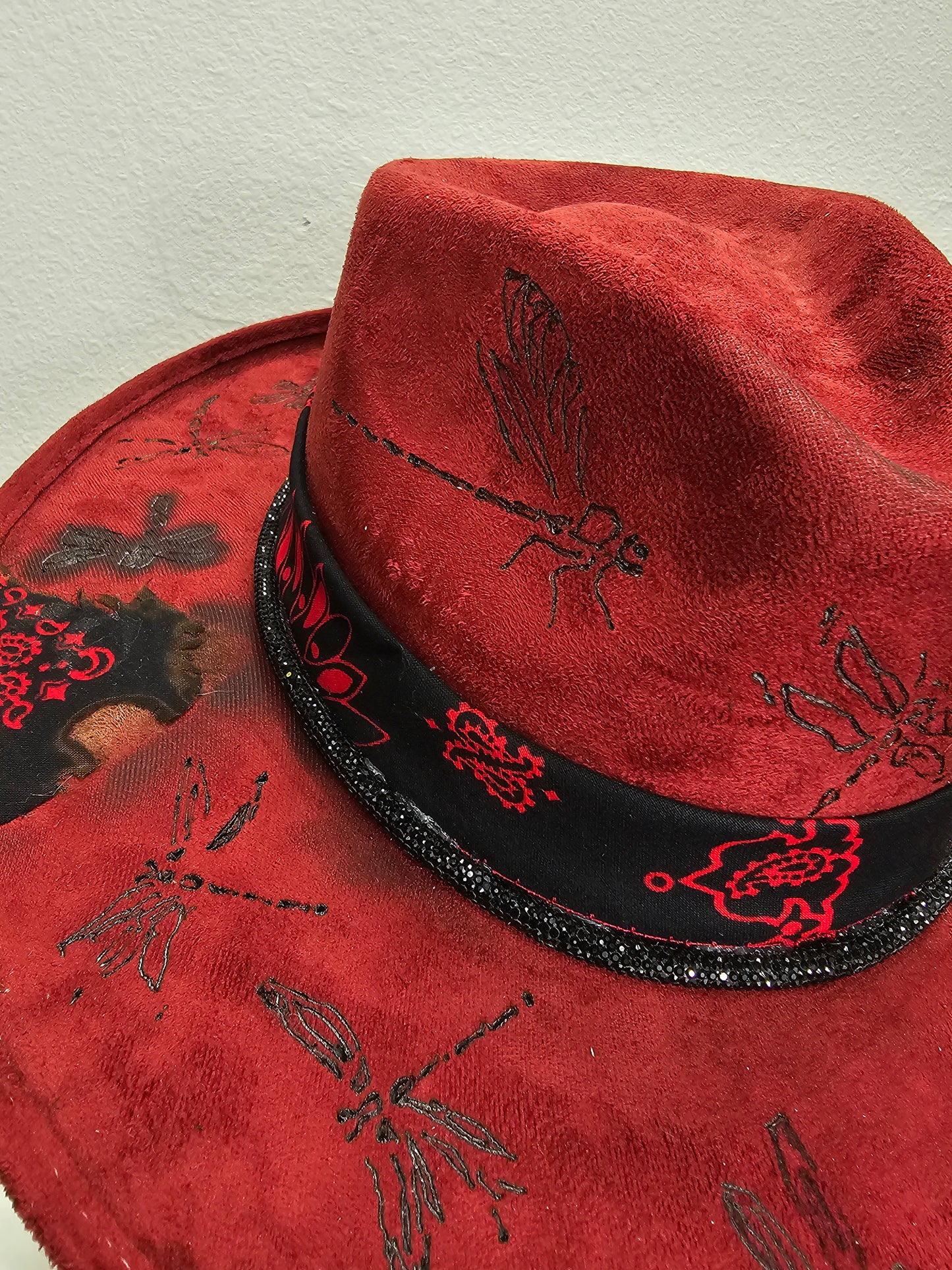 Custom Vegan Suede Fedora Hats