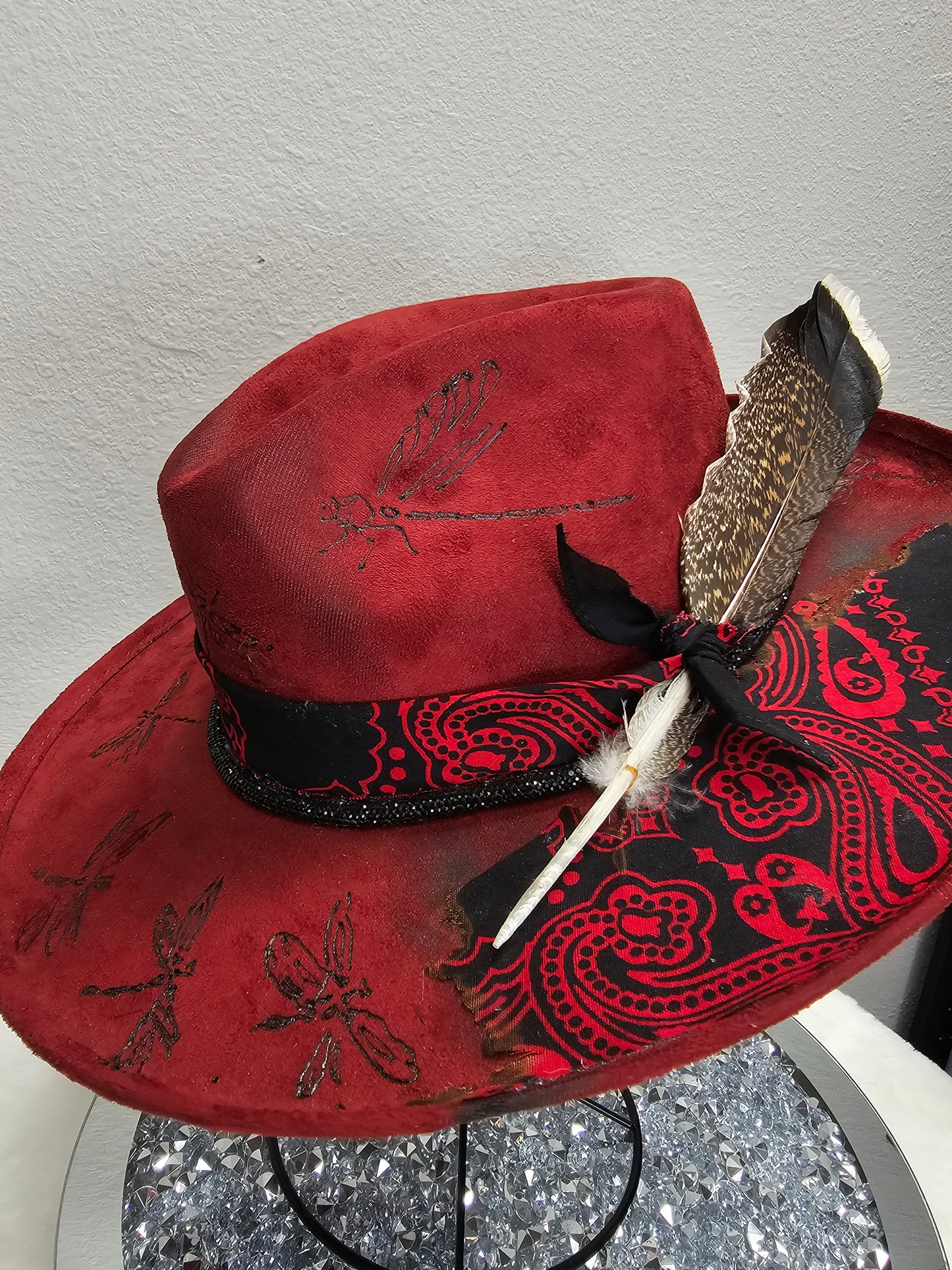 Custom Vegan Suede Fedora Hats