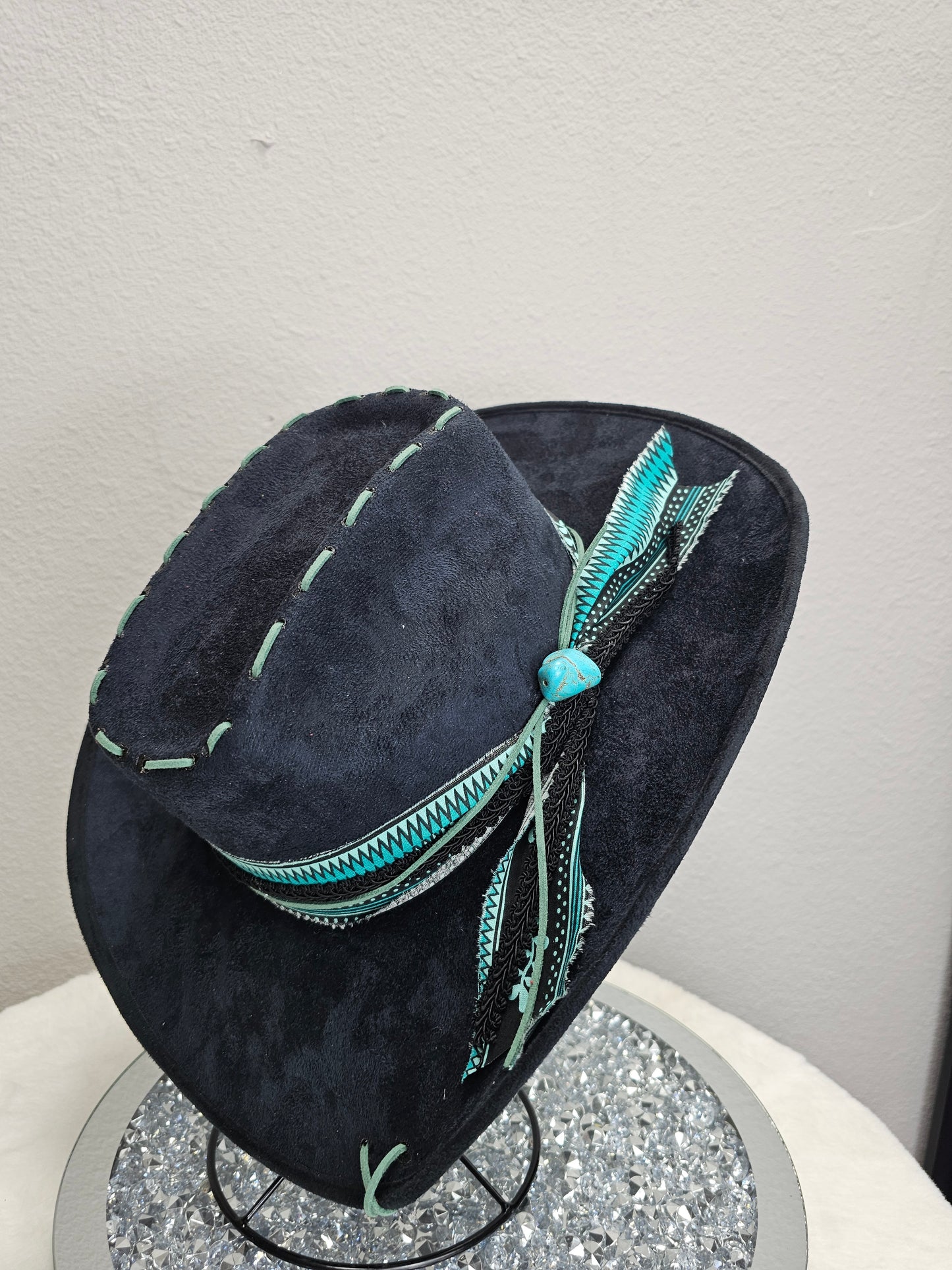 Custom Vegan Suede Fedora Hats