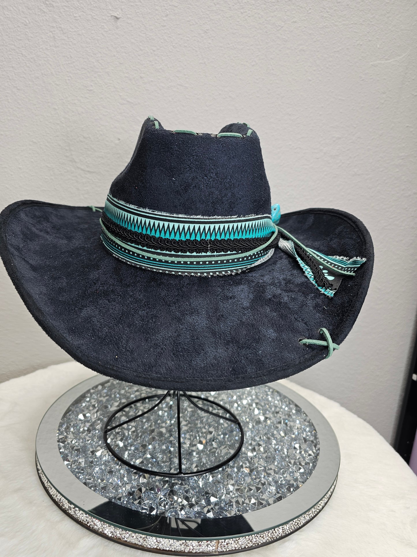 Custom Vegan Suede Fedora Hats