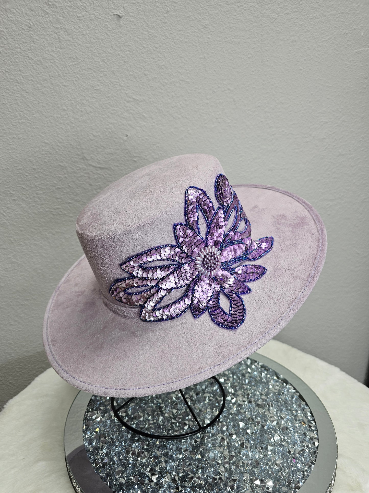 Custom Vegan Suede Fedora Hats