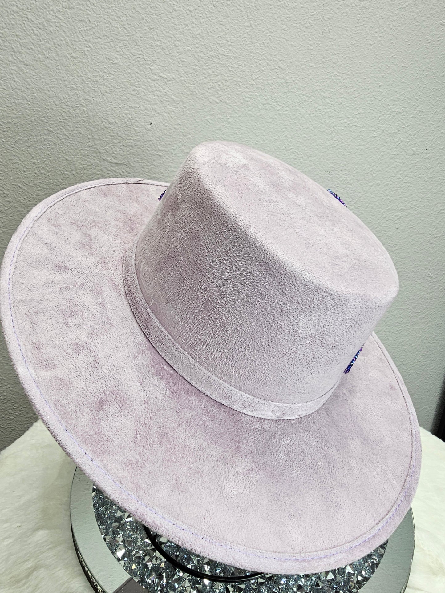 Custom Vegan Suede Fedora Hats